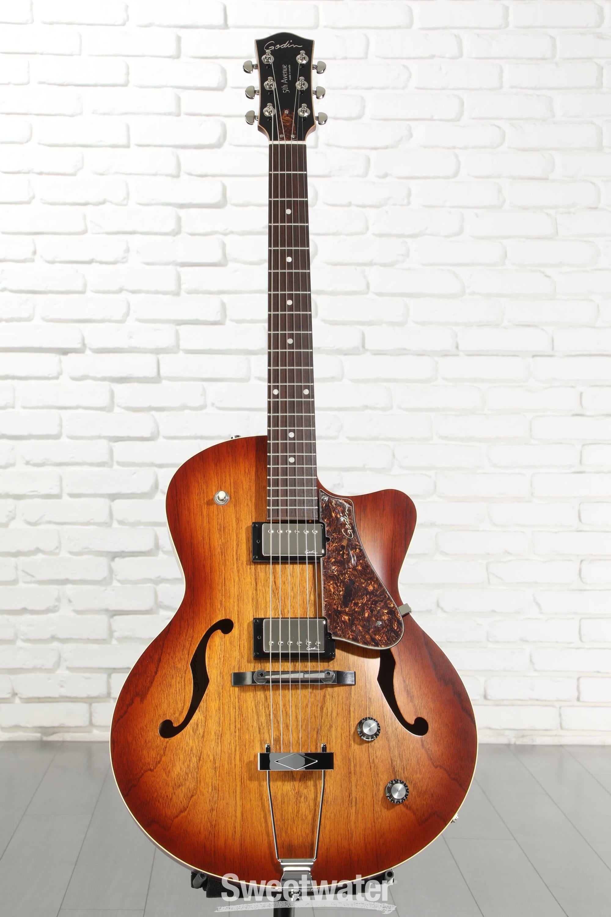 Godin 5th Avenue CW Kingpin II HB Hollowbody Electric Guitar