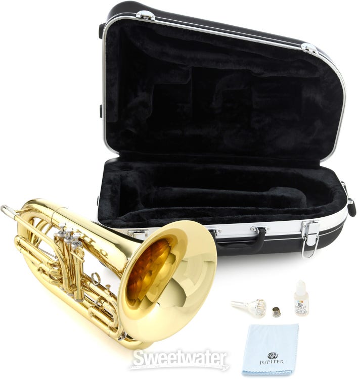 Jupiter JBR1101M Quantum MK II Professional Marching Baritone - Clear Lacquer