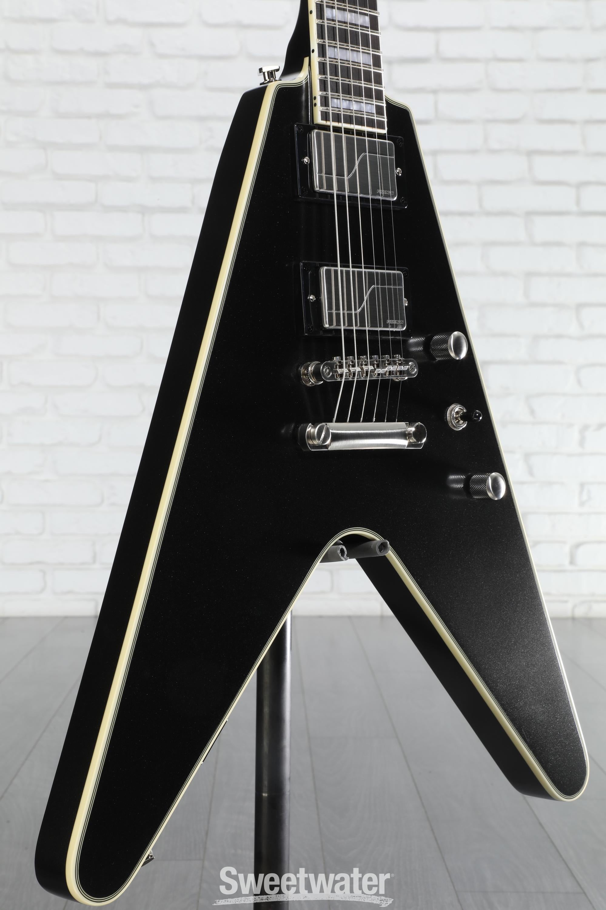 Epiphone Flying V Prophecy Electric Guitar - Aged Jet Black