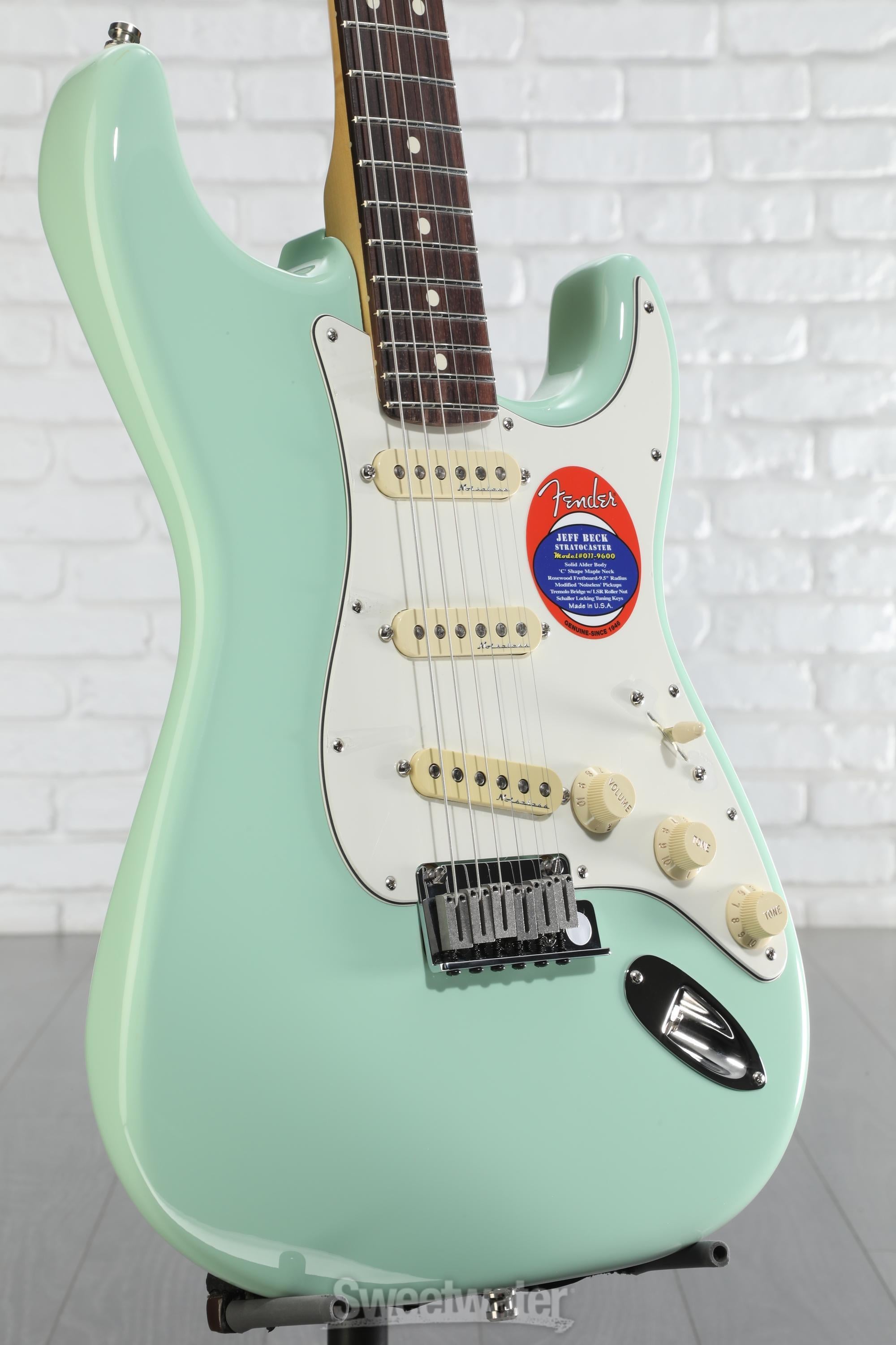 Fender Jeff Beck Stratocaster - Surf Green with Rosewood