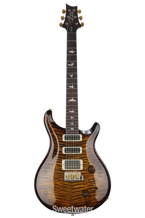 PRS Studio Electric Guitar - Black Gold Burst 10-Top | Sweetwater