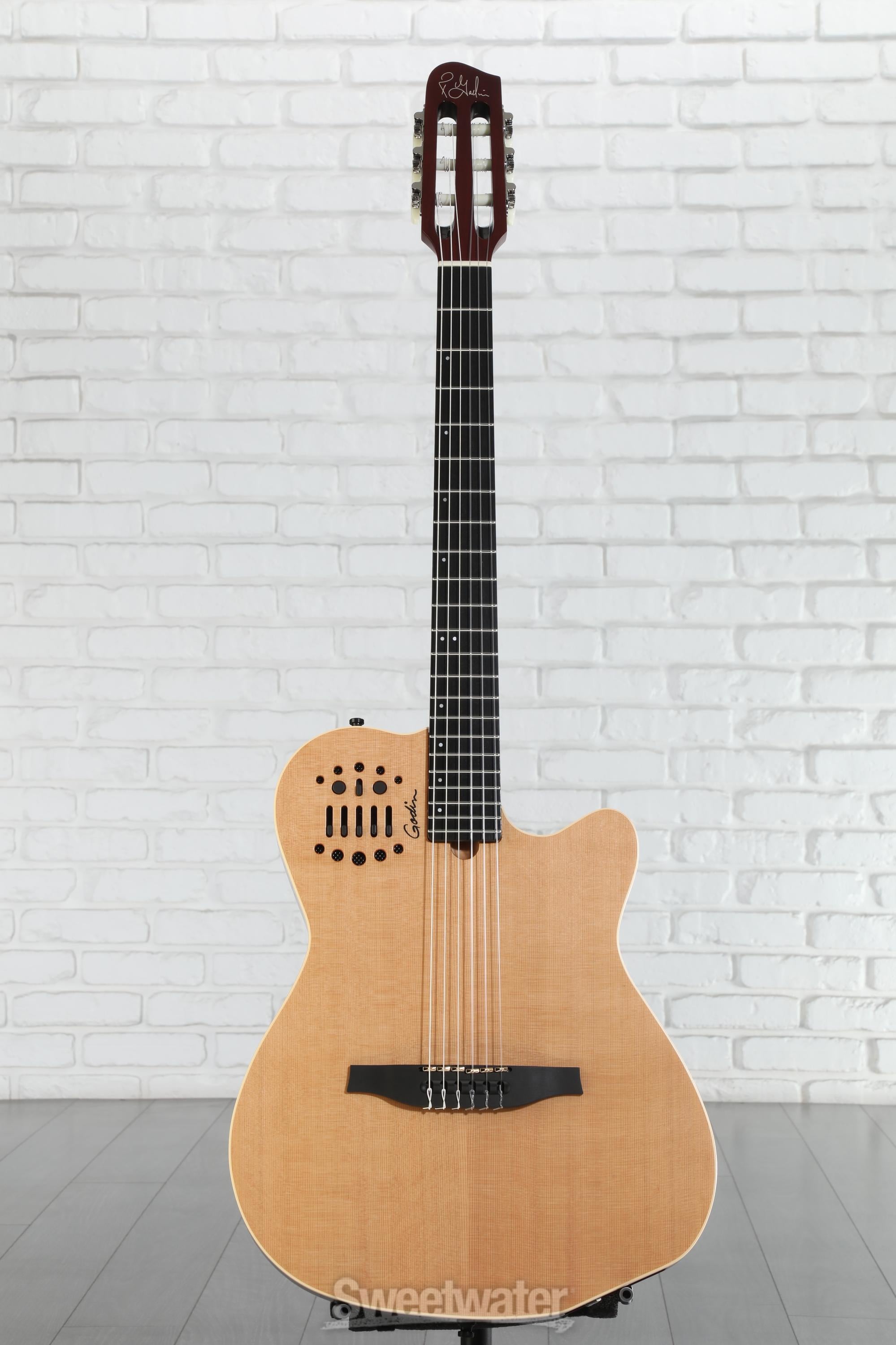 ギター Multiac Nylon ACS Slim SA Godin ACS-SA Slim, Nylon String Acoustic-Electric Guitar - Natural