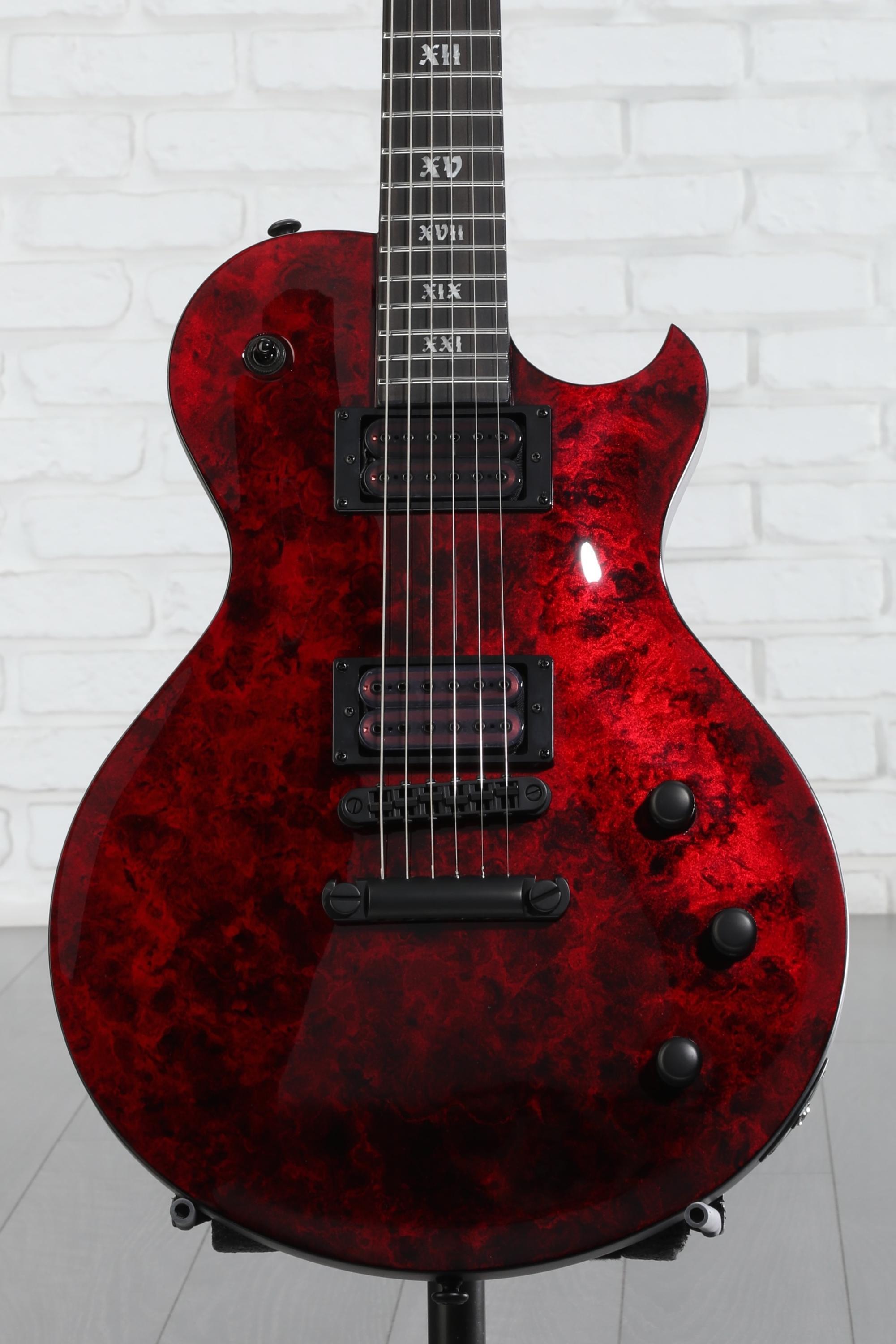 Schecter Solo-II Apocalypse Electric Guitar - Red Reign | Sweetwater
