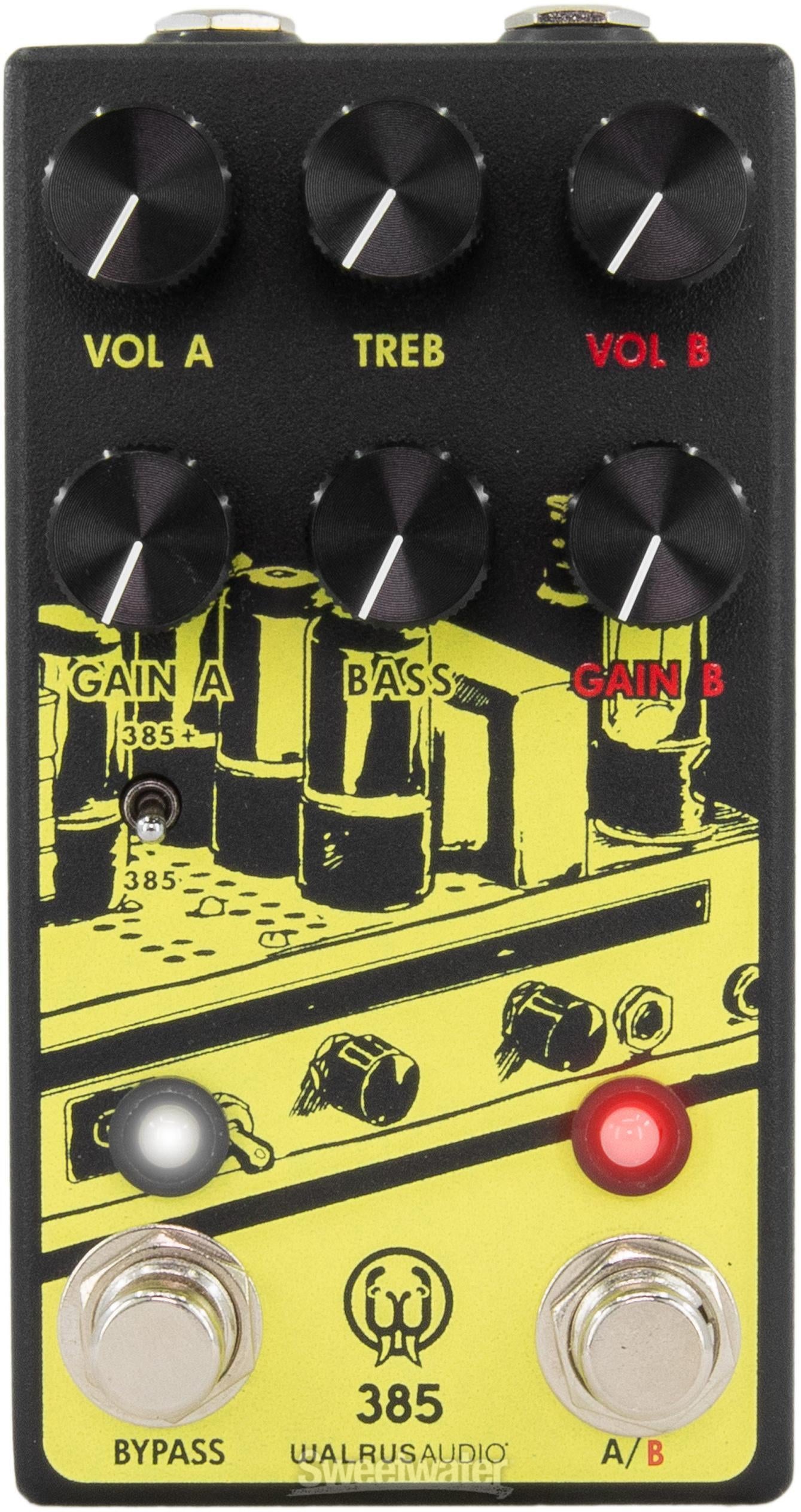 Walrus Audio 385 Overdrive MkII Effects Pedal - Yellow