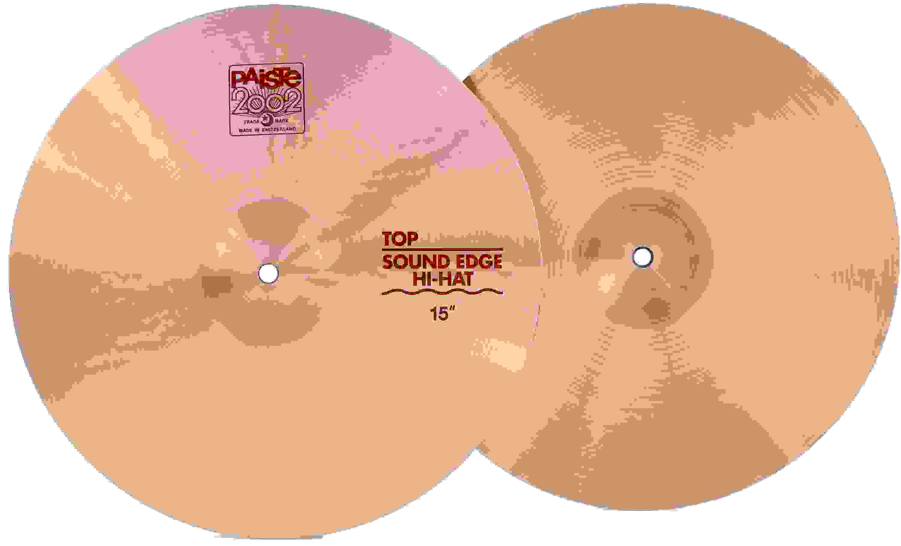 Paiste 15-inch 2002 Sound Edge Hi-hat Cymbals
