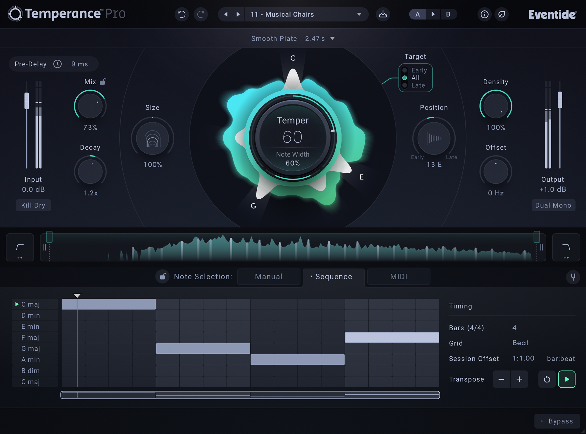 Eventide Temperance Pro Modal Reverb Plug-in - Upgrade from