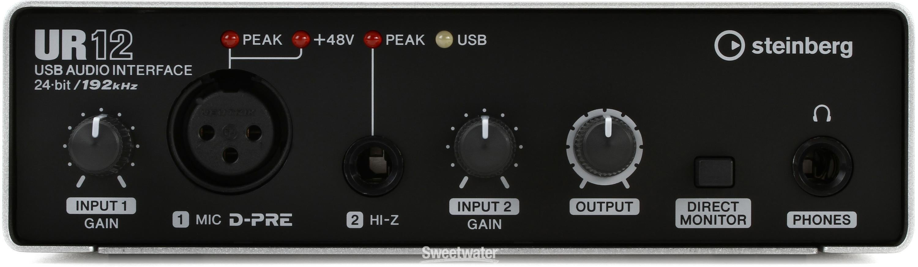 Steinberg　UR12 Amazon.com: Yamaha Steinberg UR12 USB Audio Interface, small