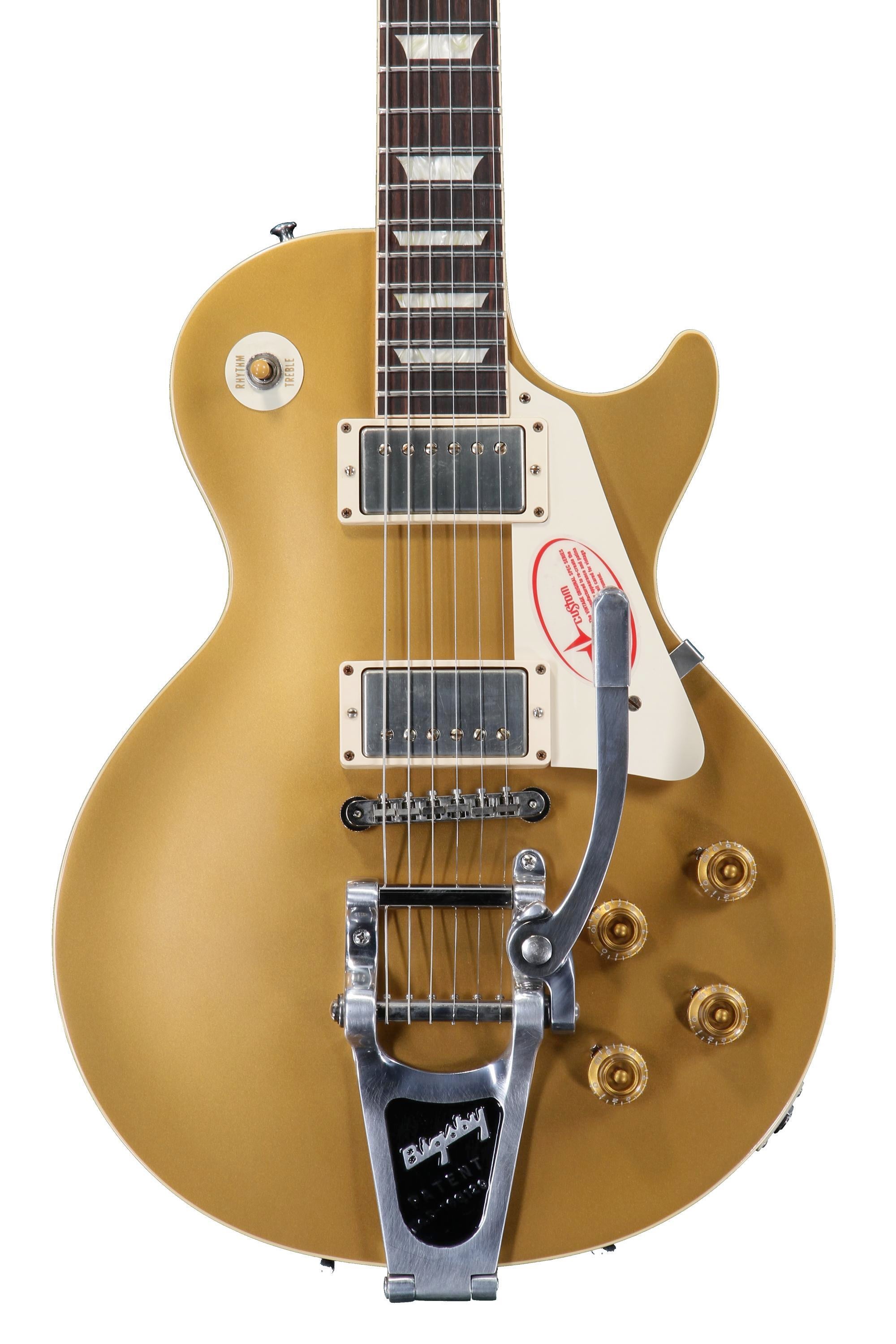 Gibson Custom 1957 Les Paul Gold Top with Bigsby - Antique