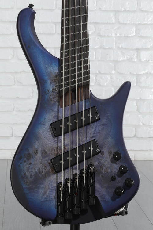 Ibanez Bass Workshop EHB1505MS Bass Guitar - Pacific Blue Burst Flat