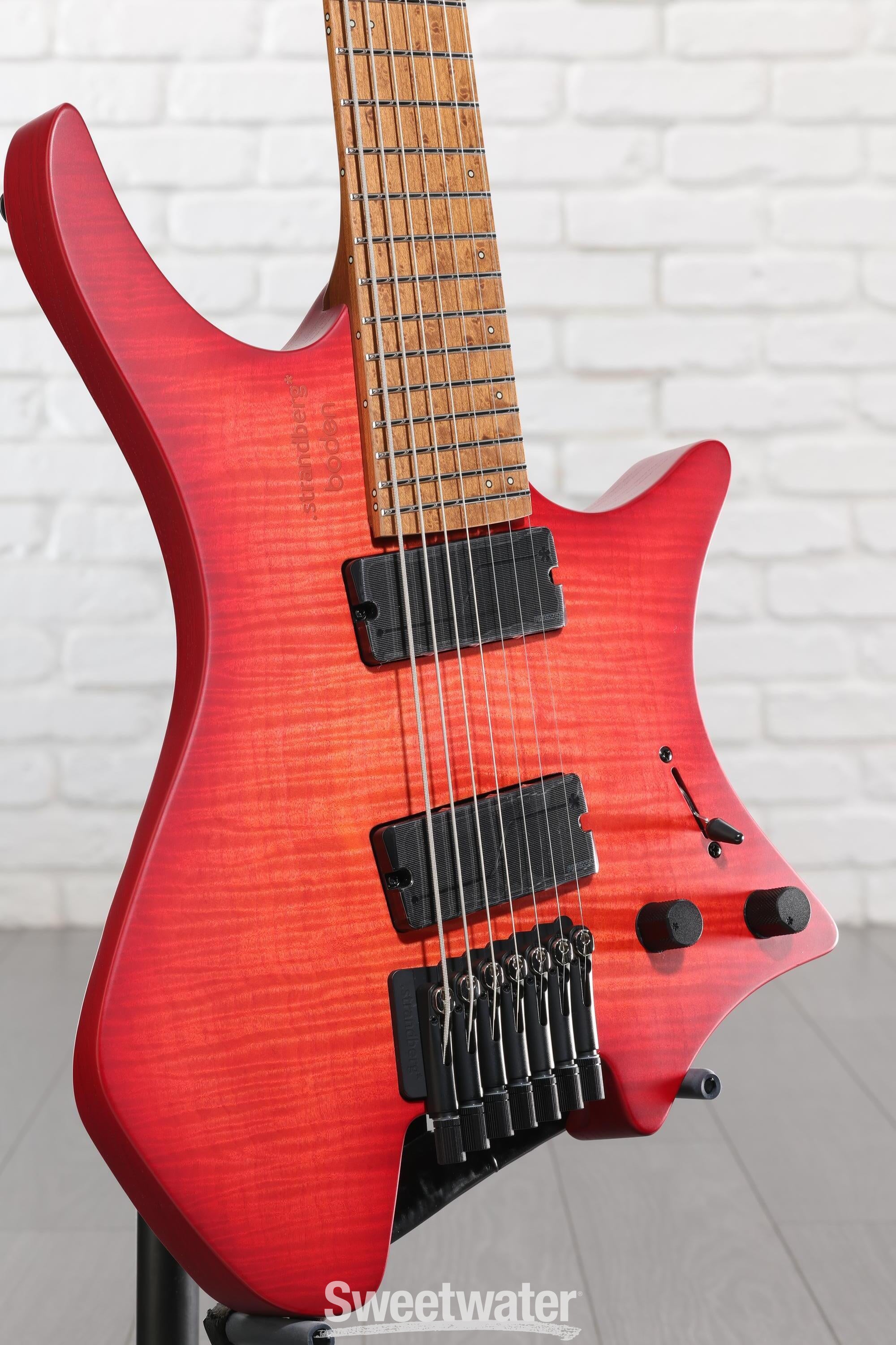 Photo of Strandberg Boden Original N2.7 7-string Electric Guitar - Sunset Coral Burst Satin