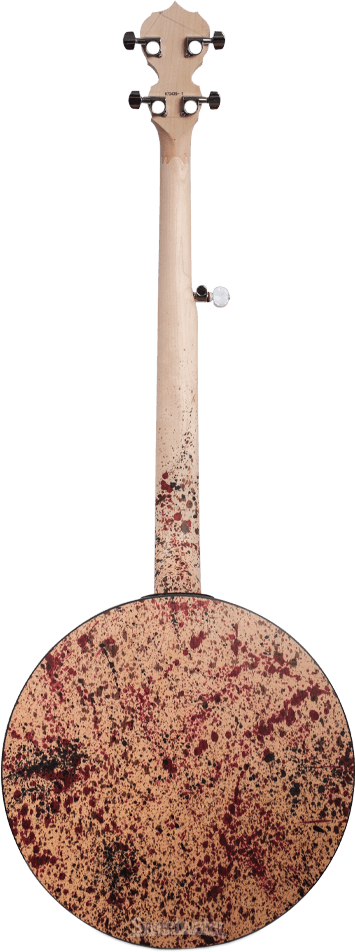 Deering Goodtime Zombie Killer III 5-string Banjo - Blood Splattered Blonde