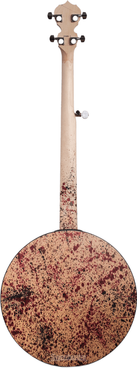 Deering Goodtime Zombie Killer III 5-string Banjo - Blood Splattered Blonde
