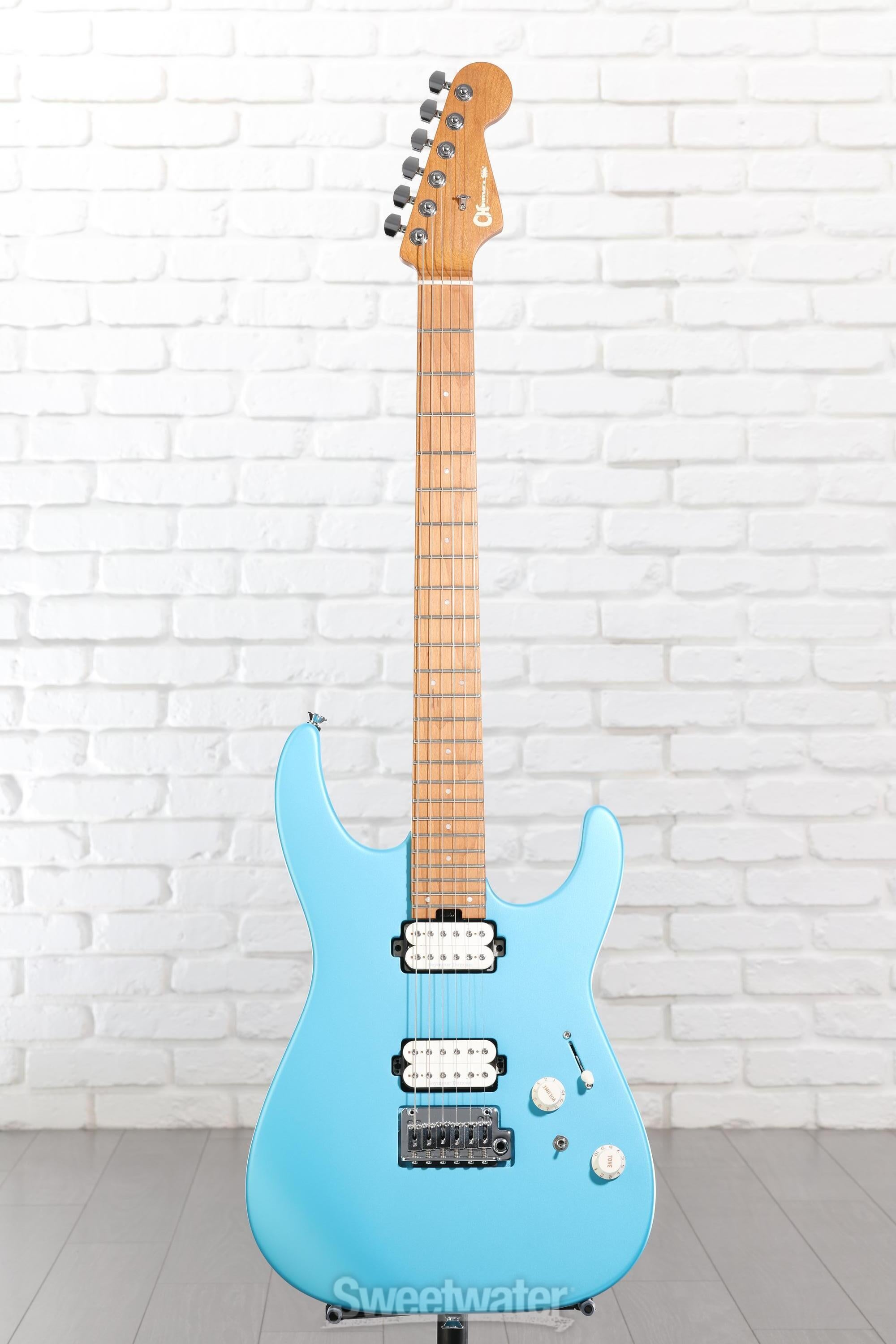Charvel Pro-Mod DK24 HH 2PT Electric Guitar - Matte Blue Frost