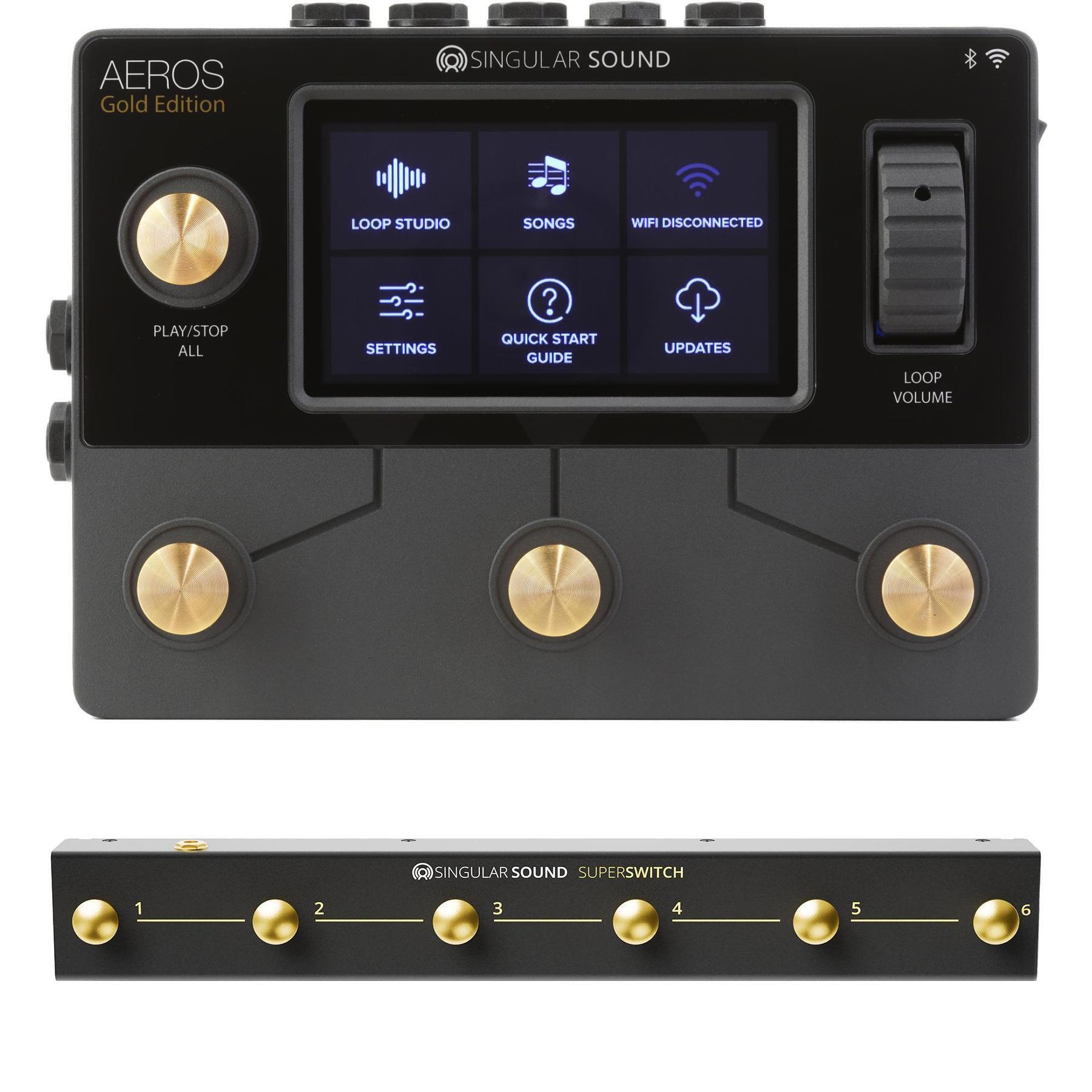 Singular Sound AEROS loop studioルーパーペダル アンプ・エフェクターセール品》【台数限定特別価格】SINGULAR SOUND
