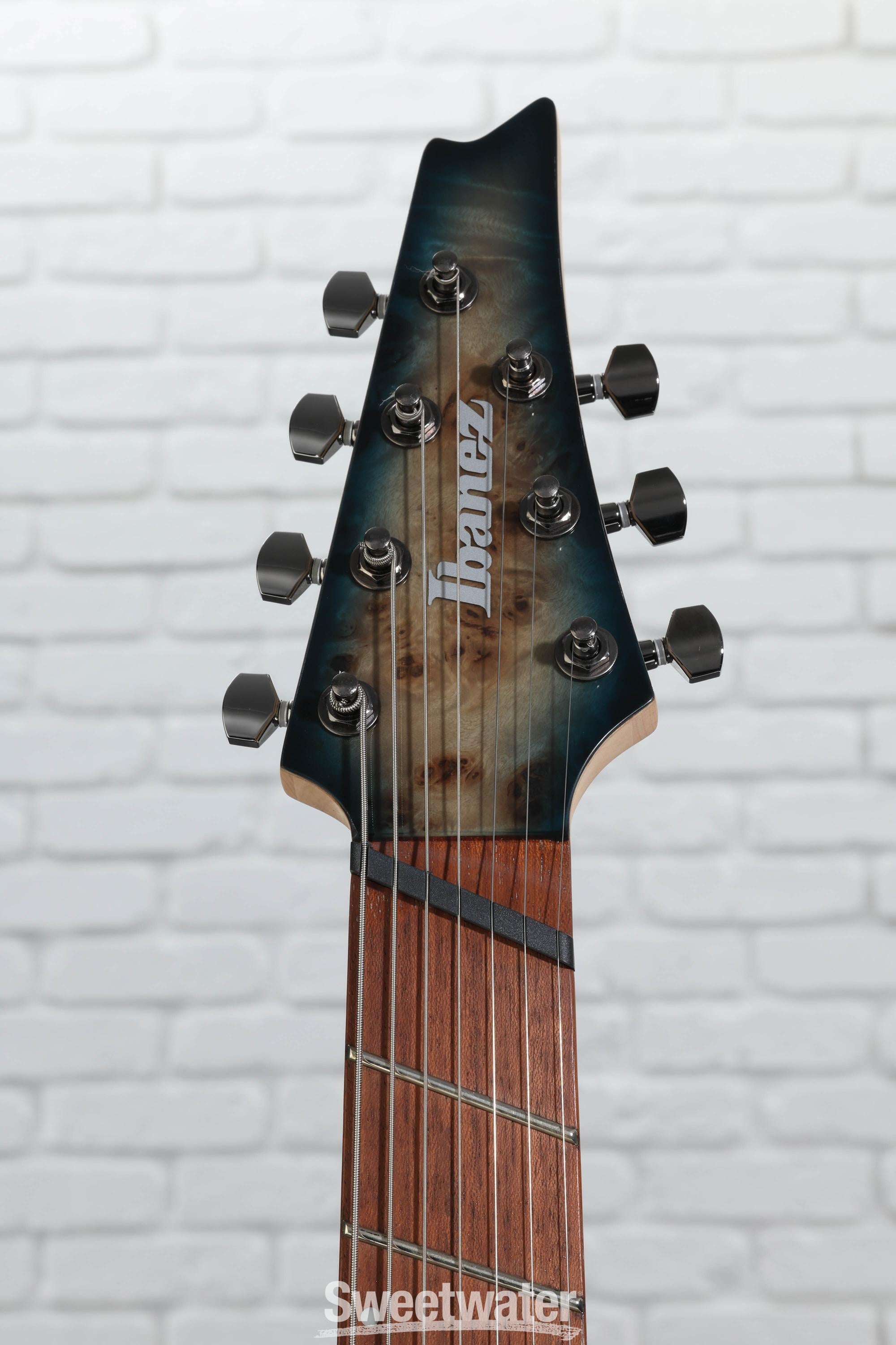 ギター IBANEZ RGMS7 PB Ibanez RGMS7 7-string Electric Guitar - Cosmic Blue Starburst