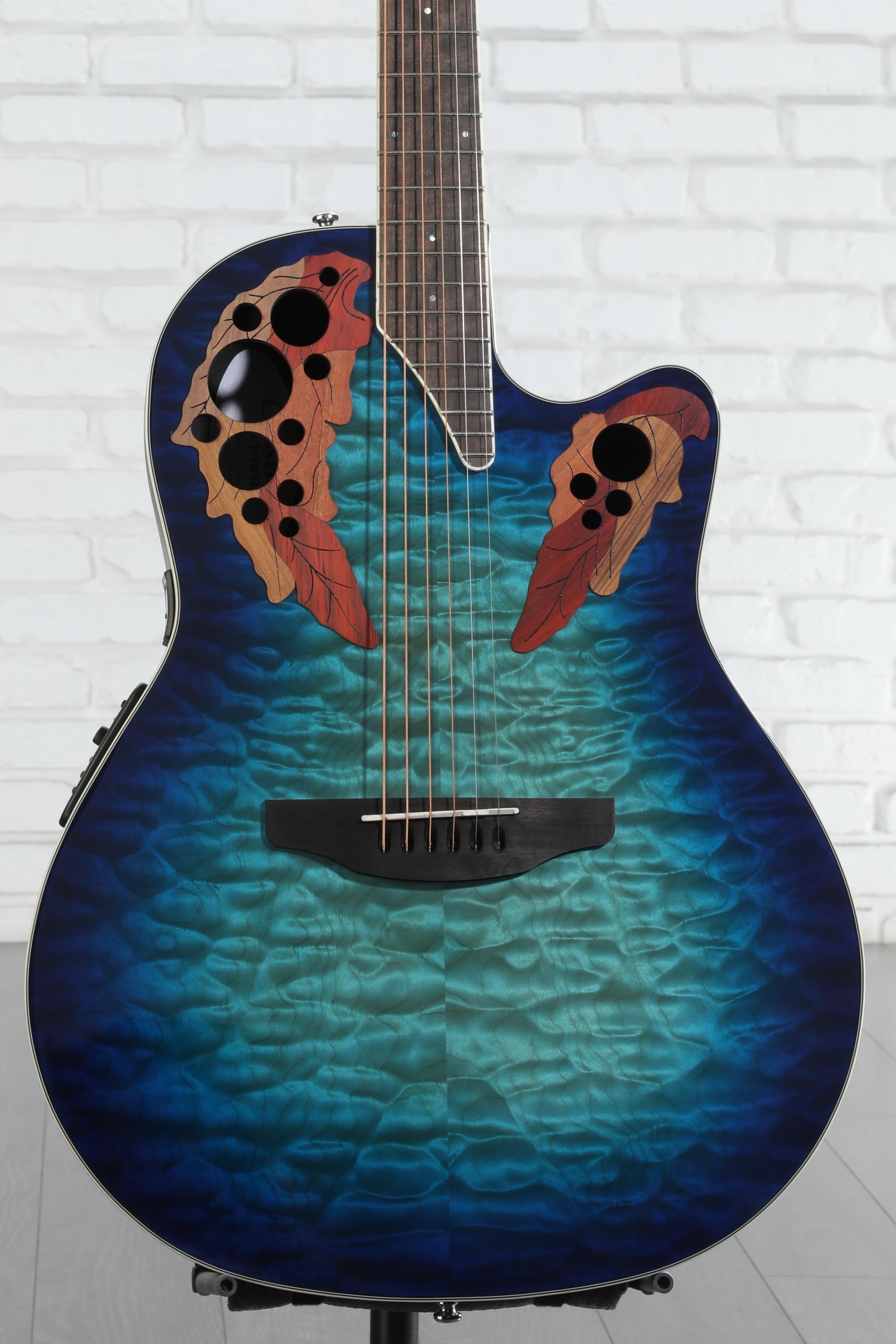 Ovation Celebrity Elite CE48P-RG Super Shallow Acoustic-Electric