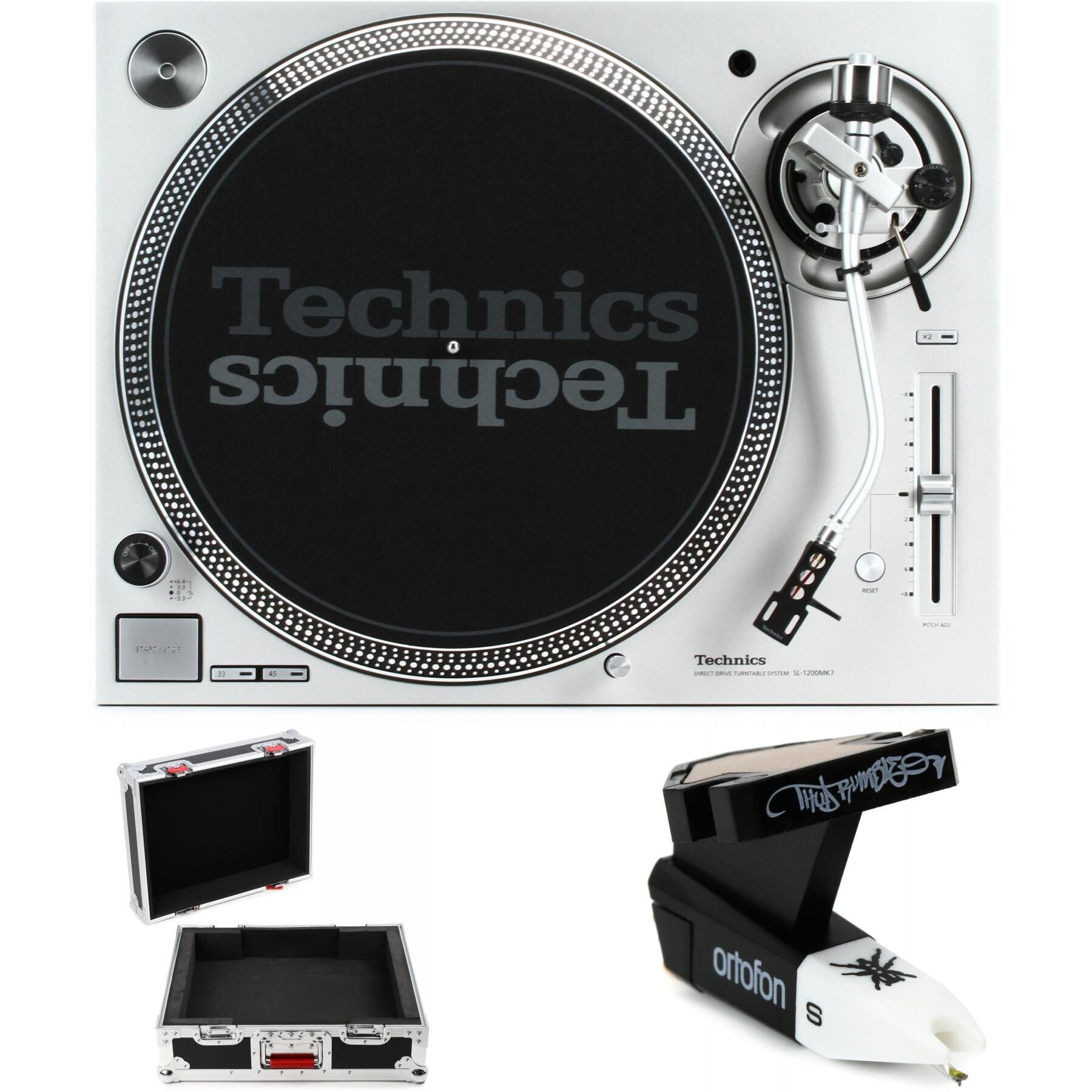 Technics SL-1200MK7-S Direct Drive Professional Turntable - Silver 