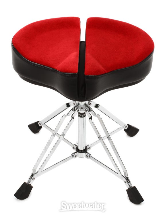 Ahead Spinal-G 4-leg Drum Throne with Saddle Seat - Red