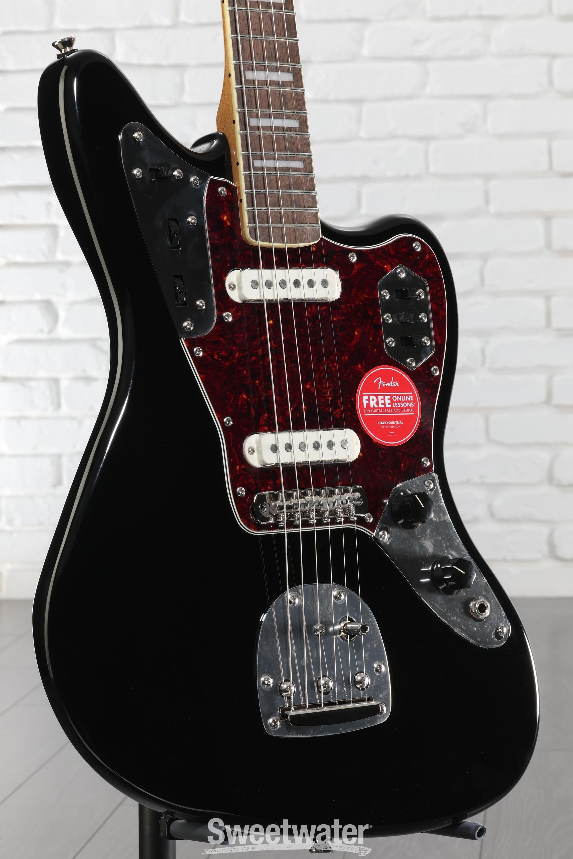 Squier Classic Vibe '70s Jaguar - Black | Sweetwater