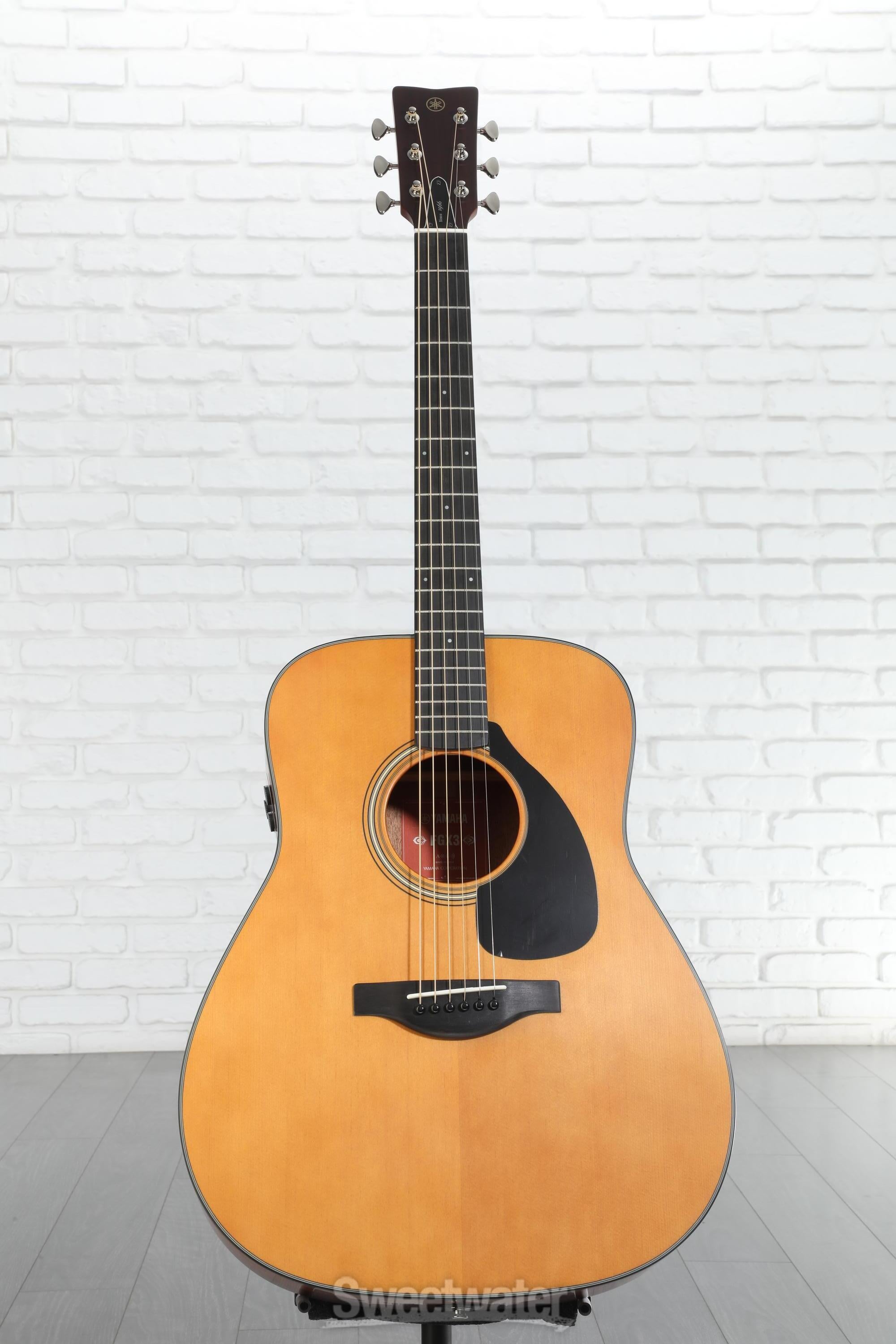 Yamaha Red Label FGX3 Acoustic Guitar - Natural Reviews | Sweetwater