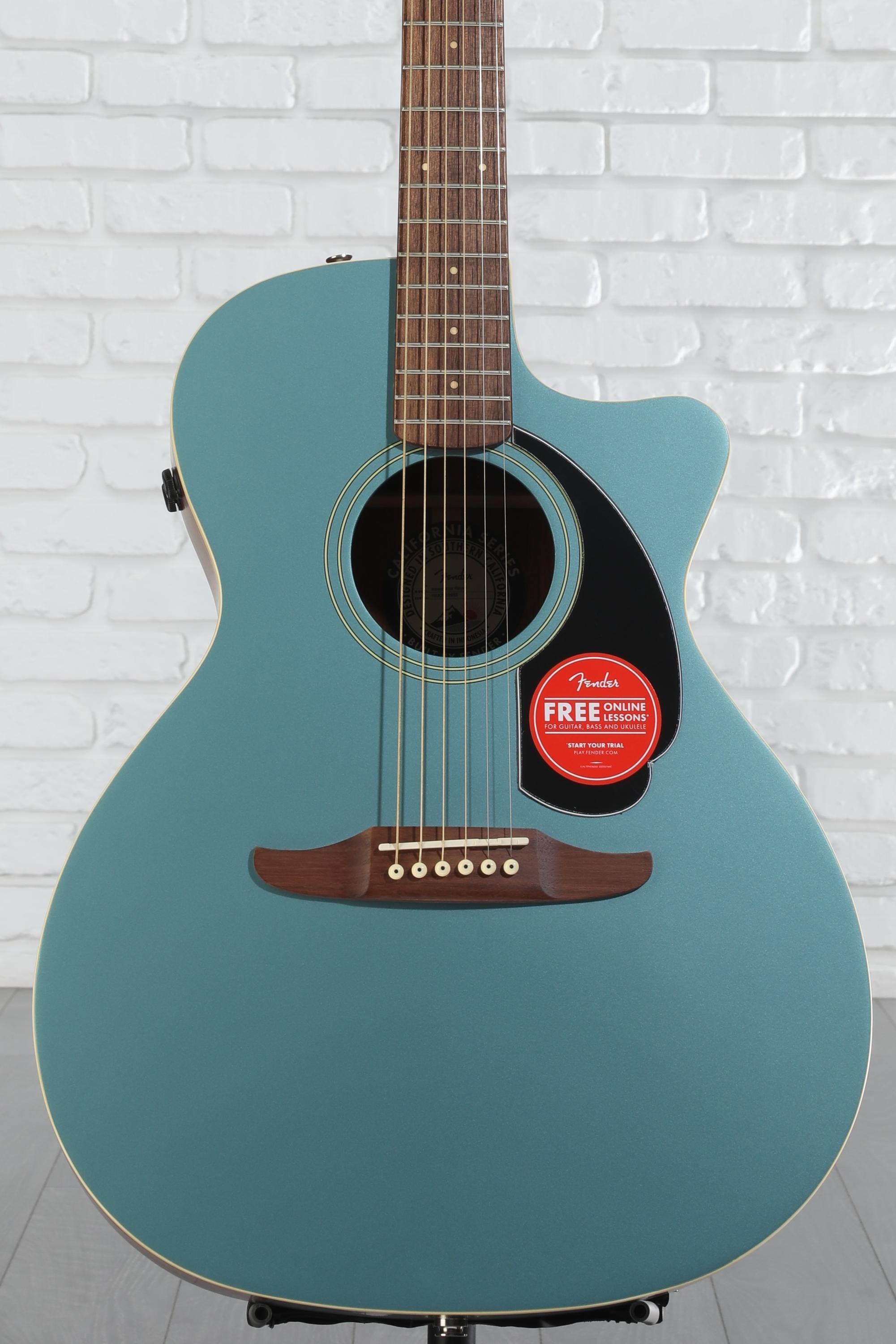Fender Newporter Player Acoustic-electric Guitar - Tidepool