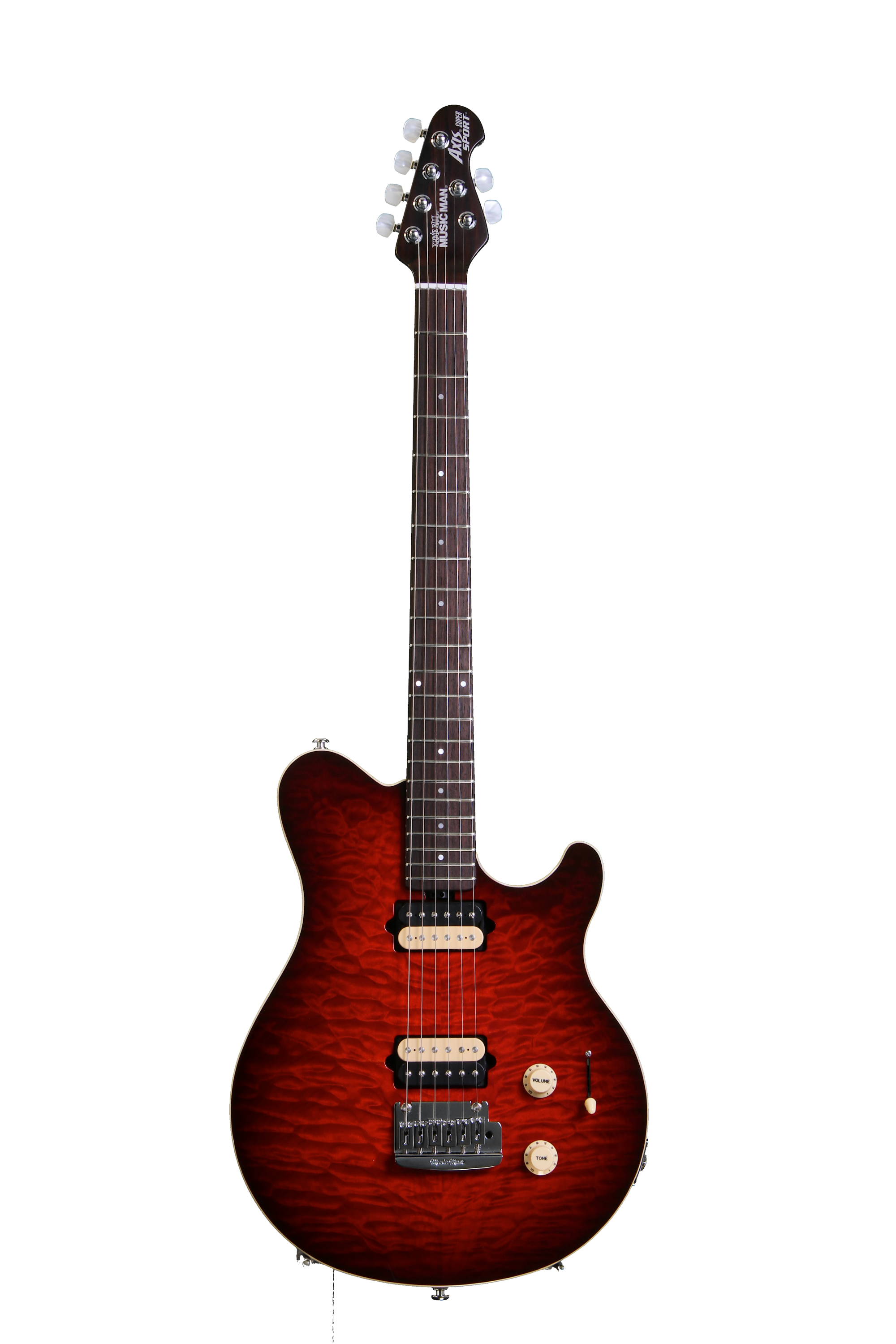 ギター Space Ball Ernie Ball Music Man Axis Super Sport BFR - Solar Burst