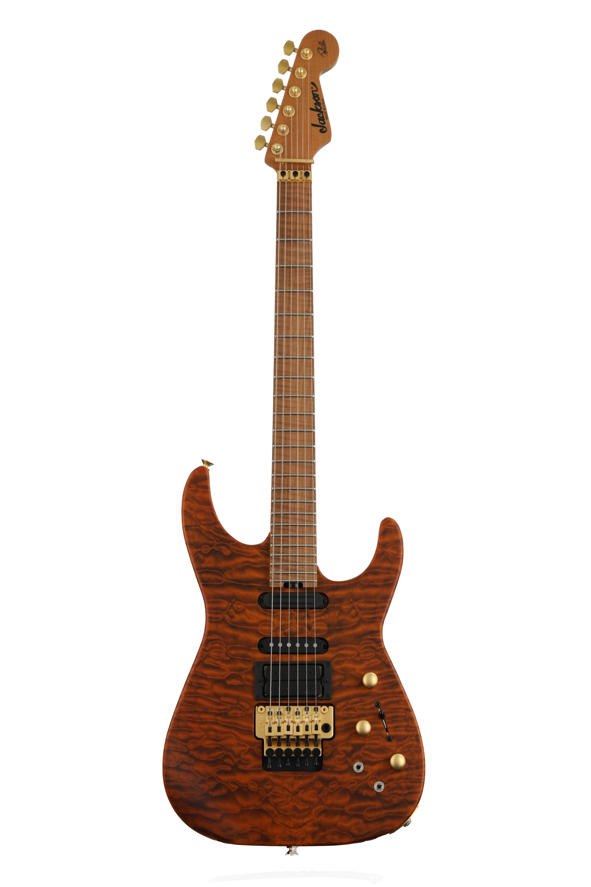 Jackson USA Signature Phil Collen PC1 - Satin Trans Amber | Sweetwater