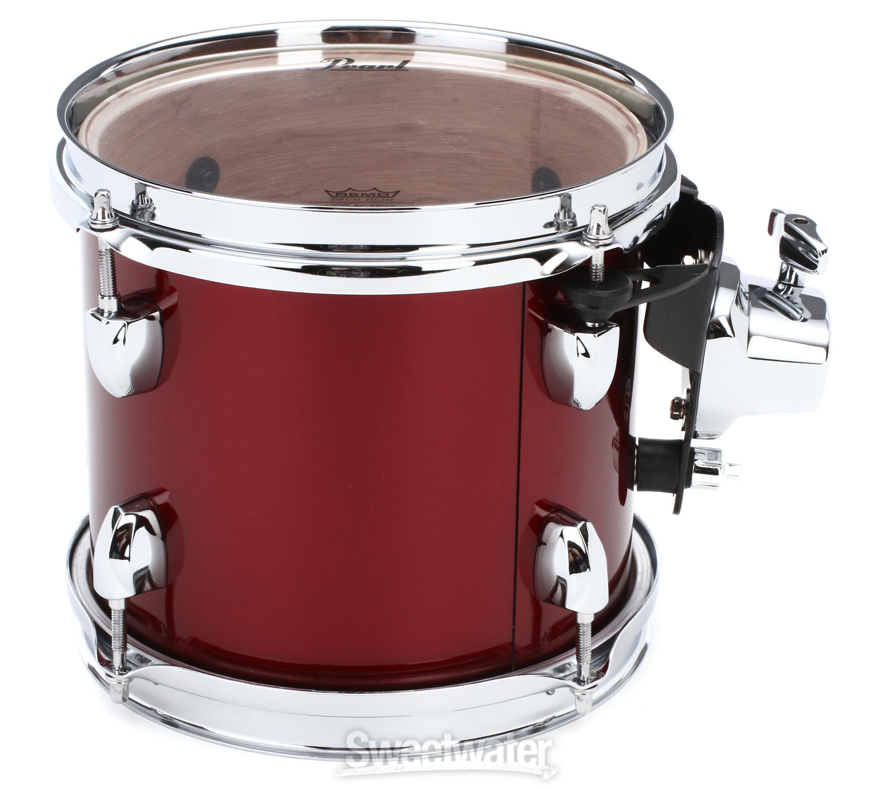 Pearl Export EXX Mounted Tom Add-on Pack - 8 x 7 inch - Red Wine