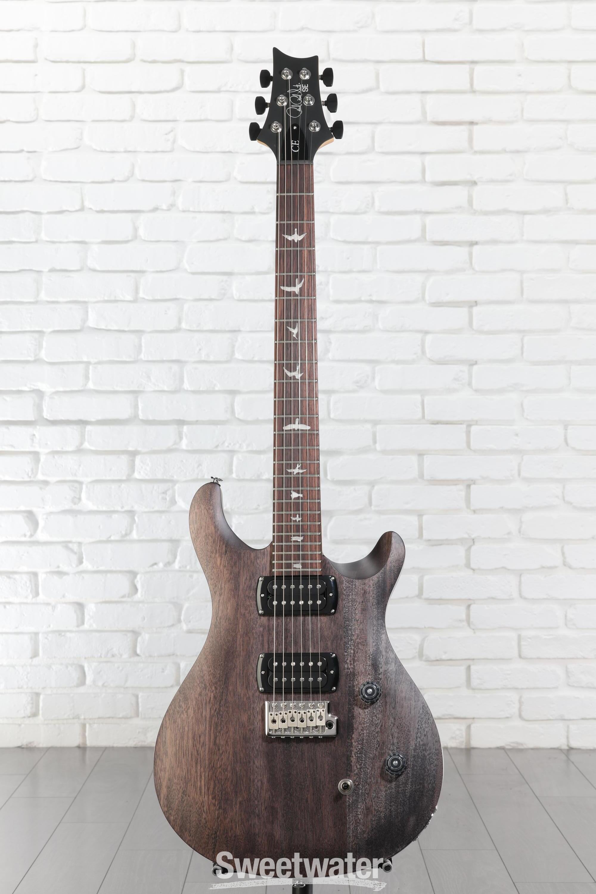 ギター PRS SE CE 24 Standard Satin Charcoal STD PRS SE CE 24 Standard Satin Electric Guitar - Charcoal Satin