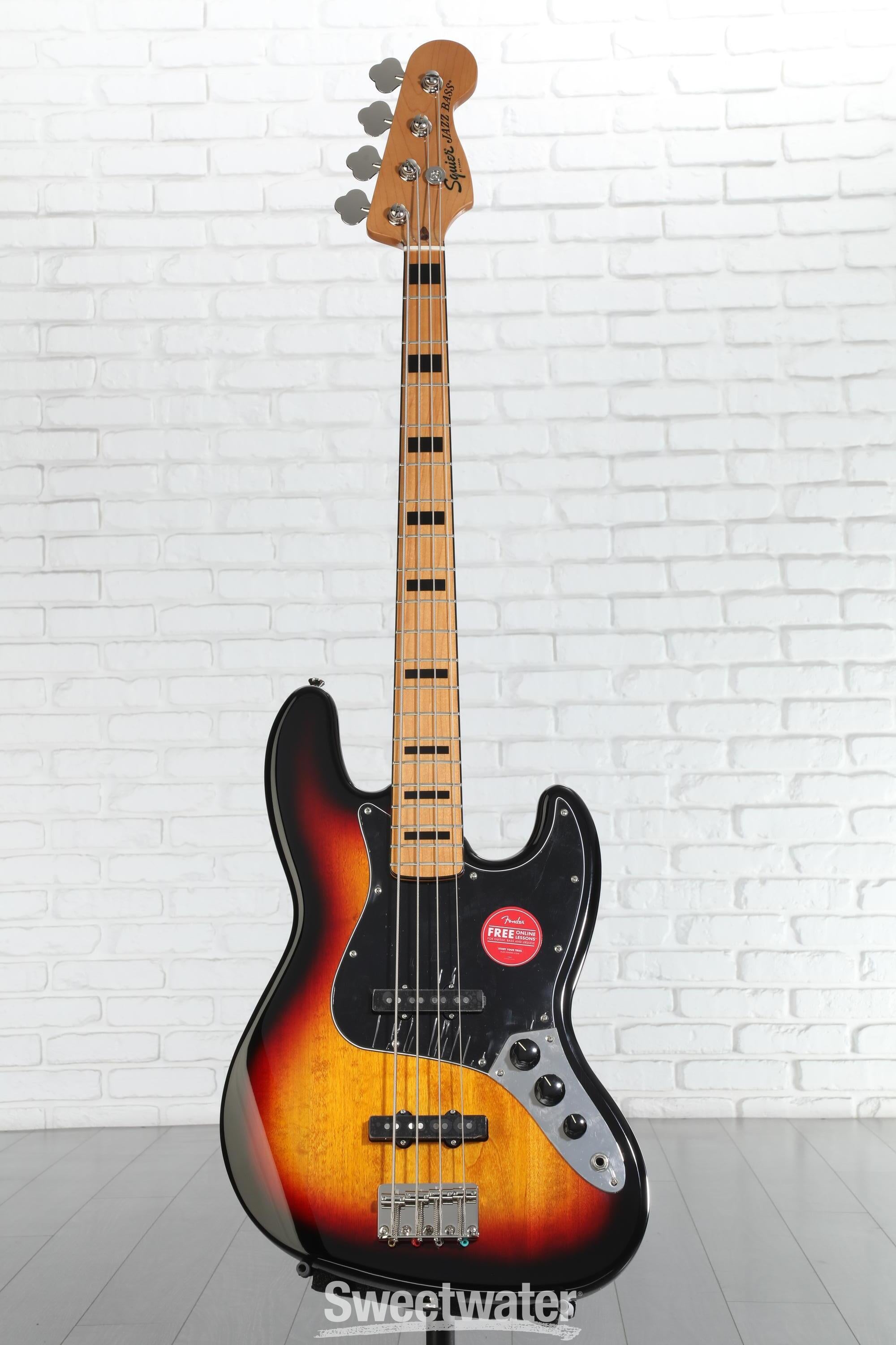 Squier Classic Vibe '70s Jazz Bass - 3-Tone Sunburst | Sweetwater