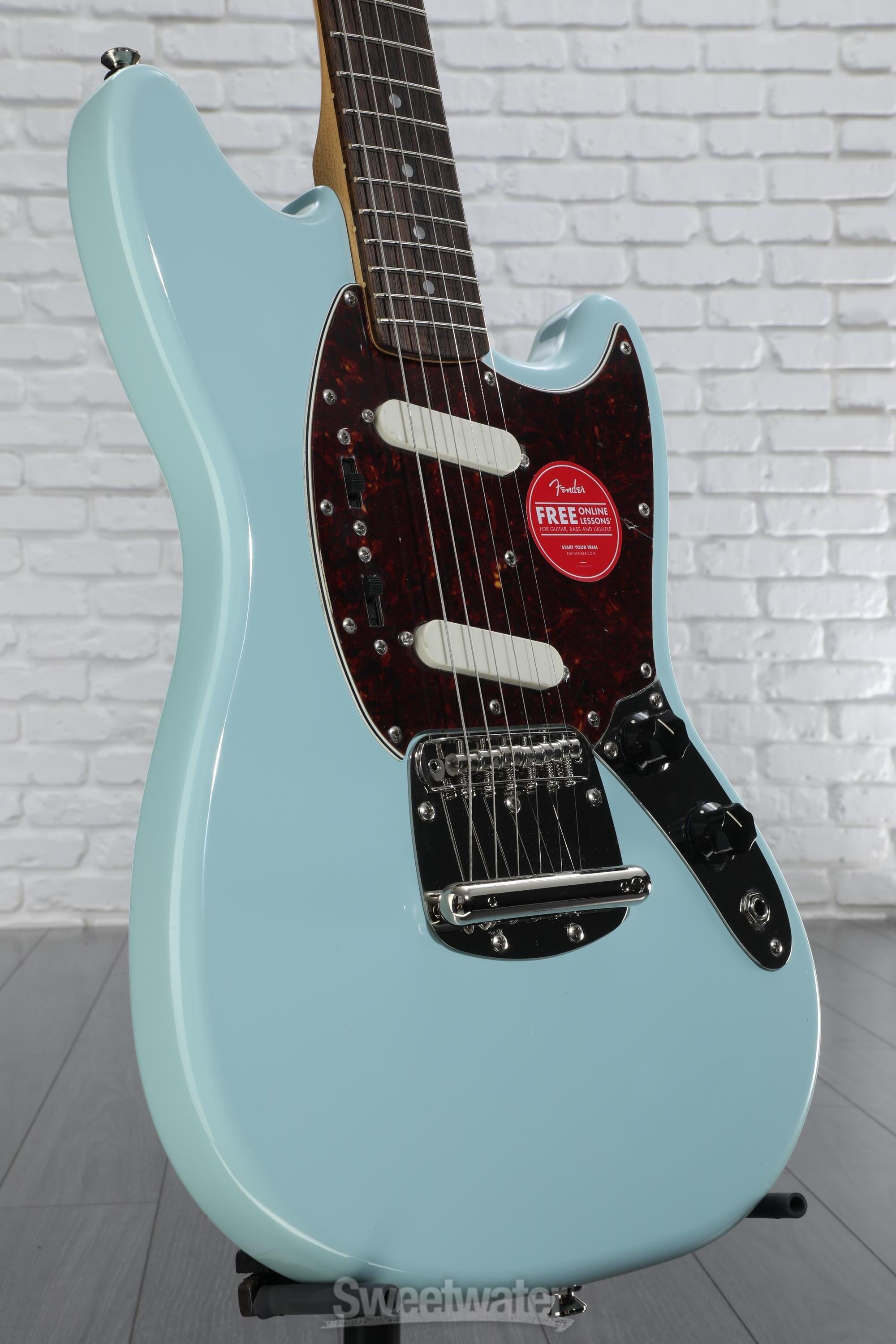 Squier Classic Vibe '60s Mustang Electric Guitar - Sonic