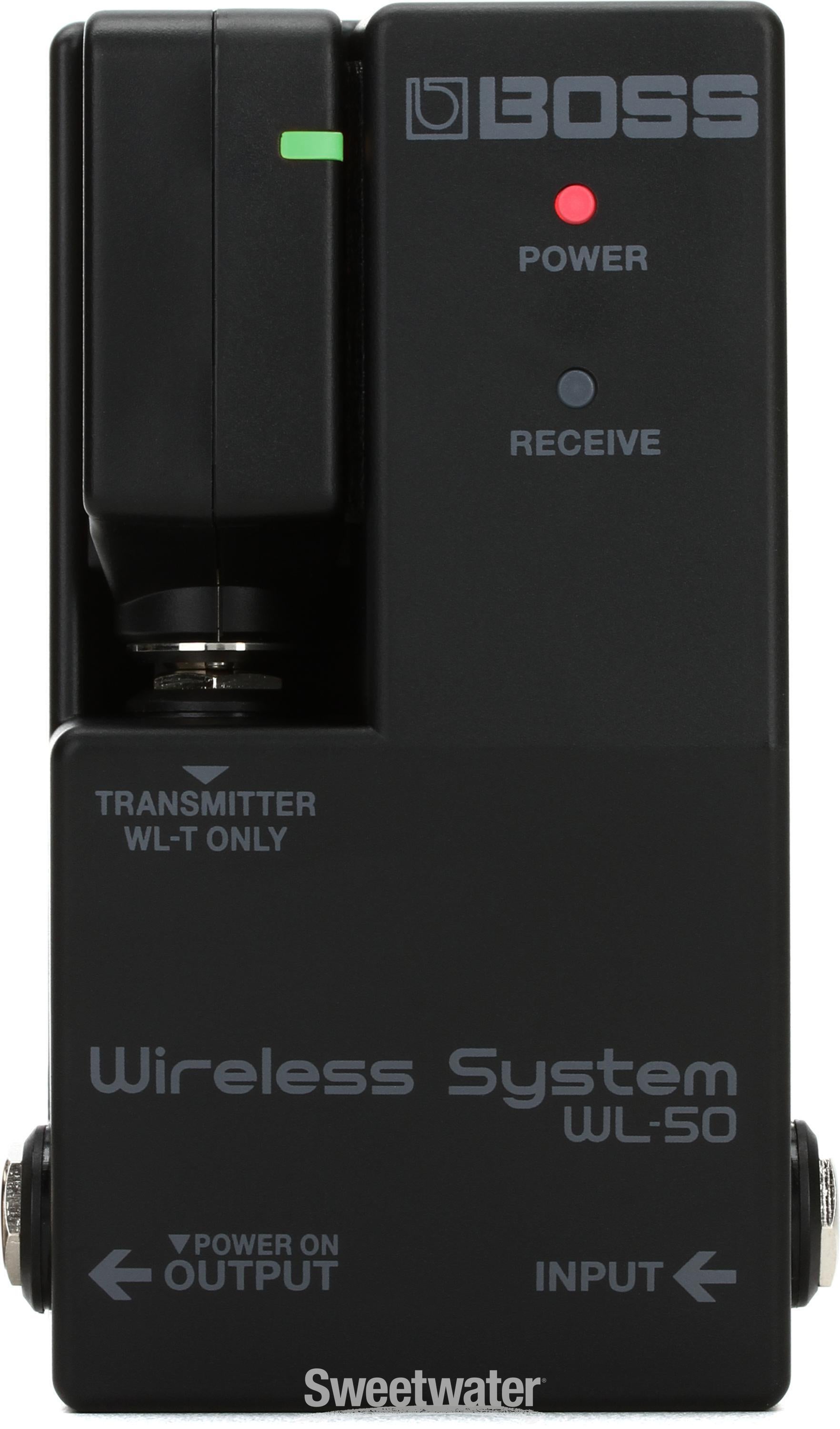 Boss WL-50 Guitar Wireless System Reviews | Sweetwater