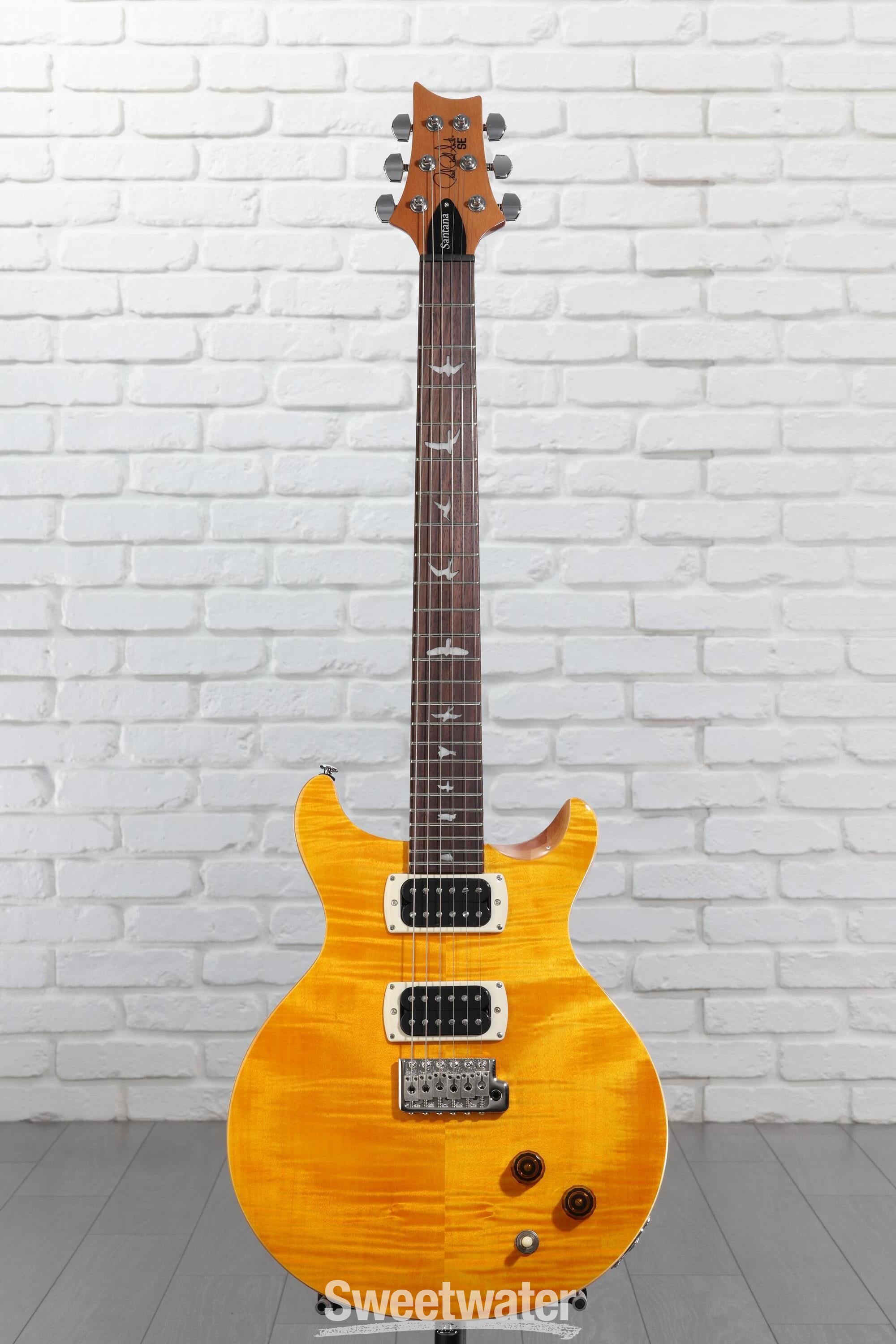 PRS SE Santana Electric Guitar - Santana Yellow | Sweetwater