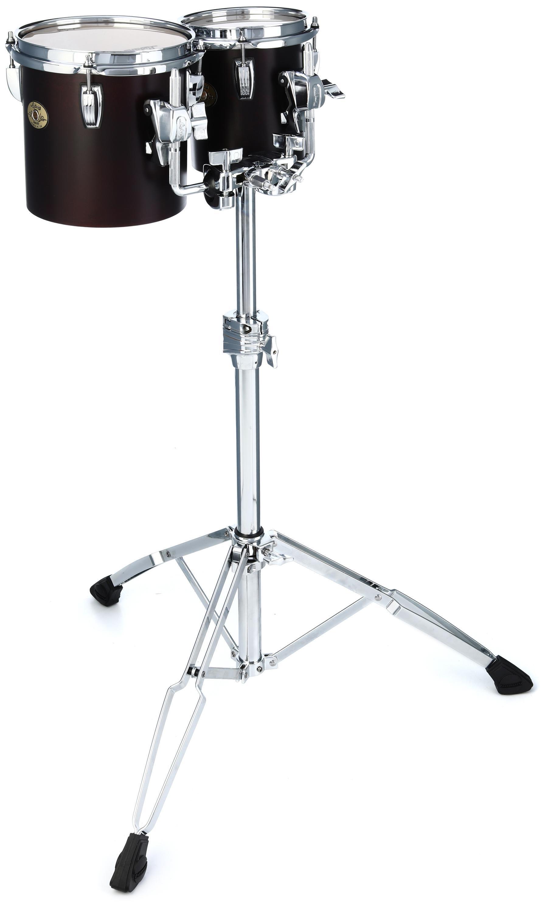 Ludwig LECTS04TRG Mid-range Concert Toms - Black | Sweetwater