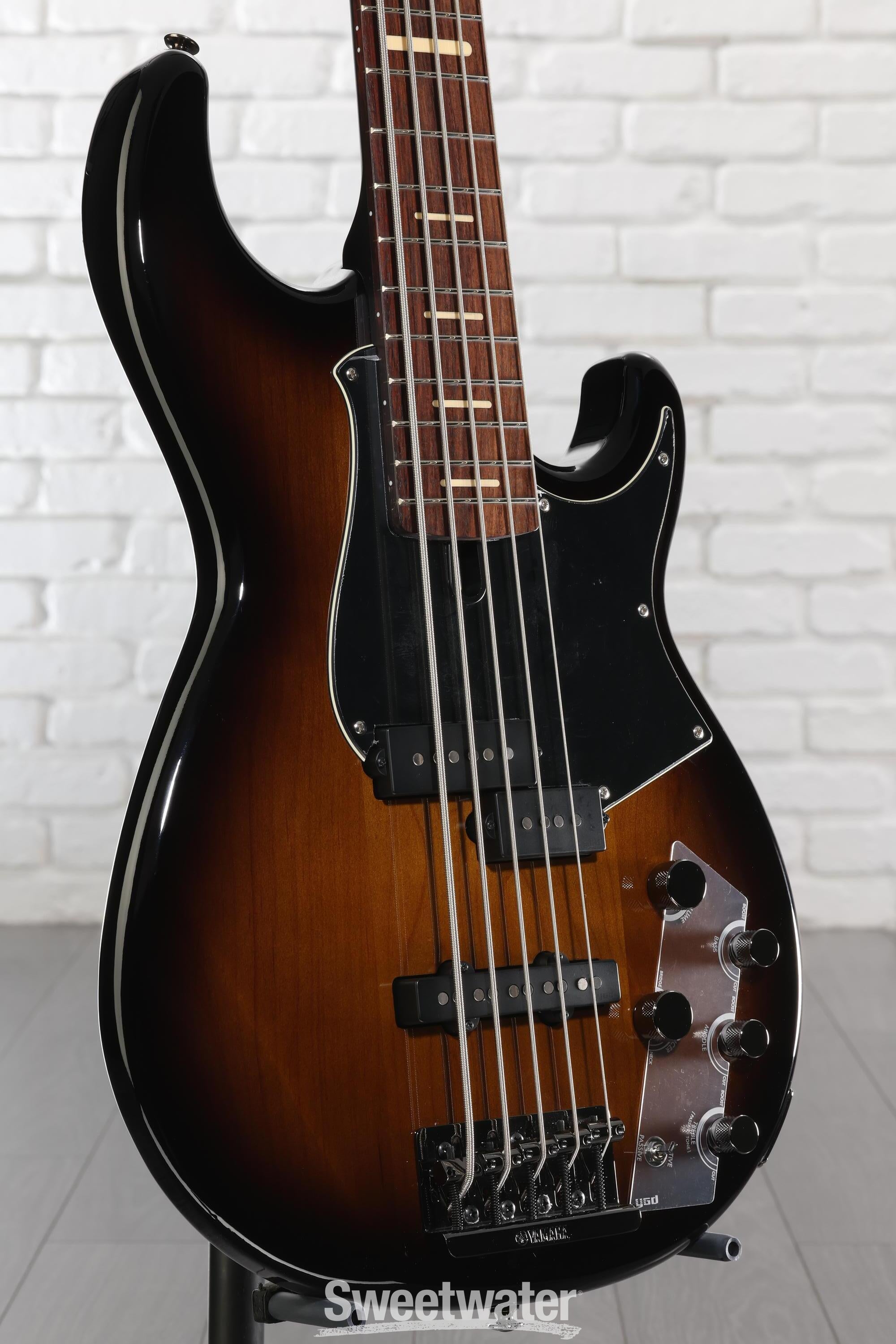 Yamaha BB735A 5-string Bass Guitar - Dark Coffee Sunburst | Sweetwater