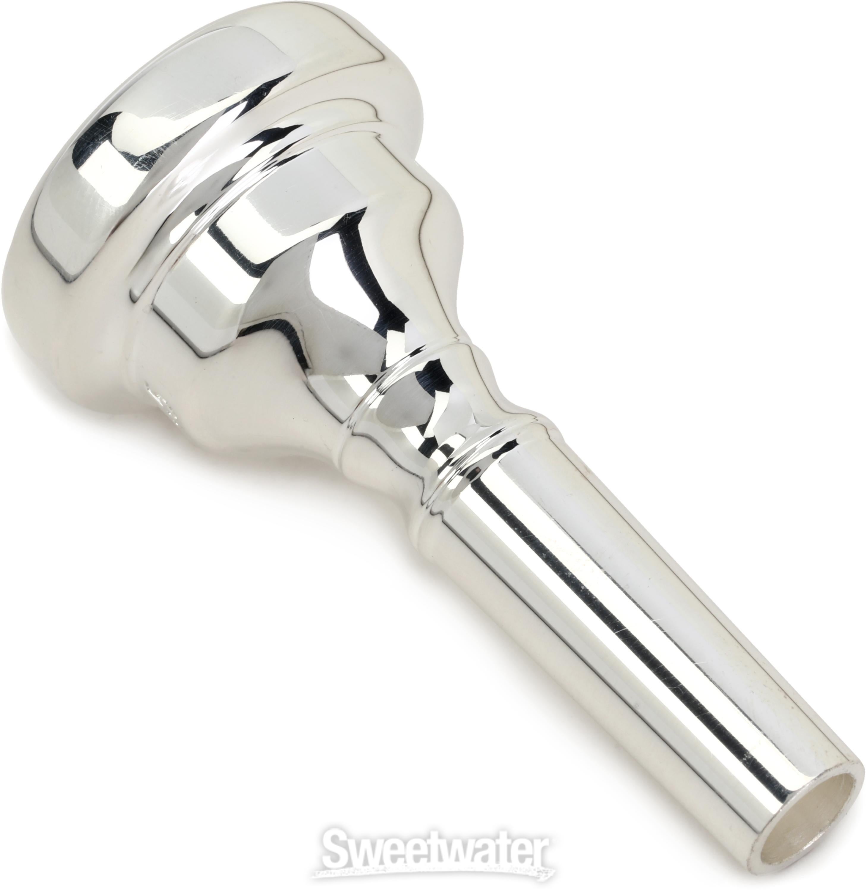 Pickett British 3 cornet マウスピース Pickett British Cornet Mouthpiece - 1.5, Silver Plated