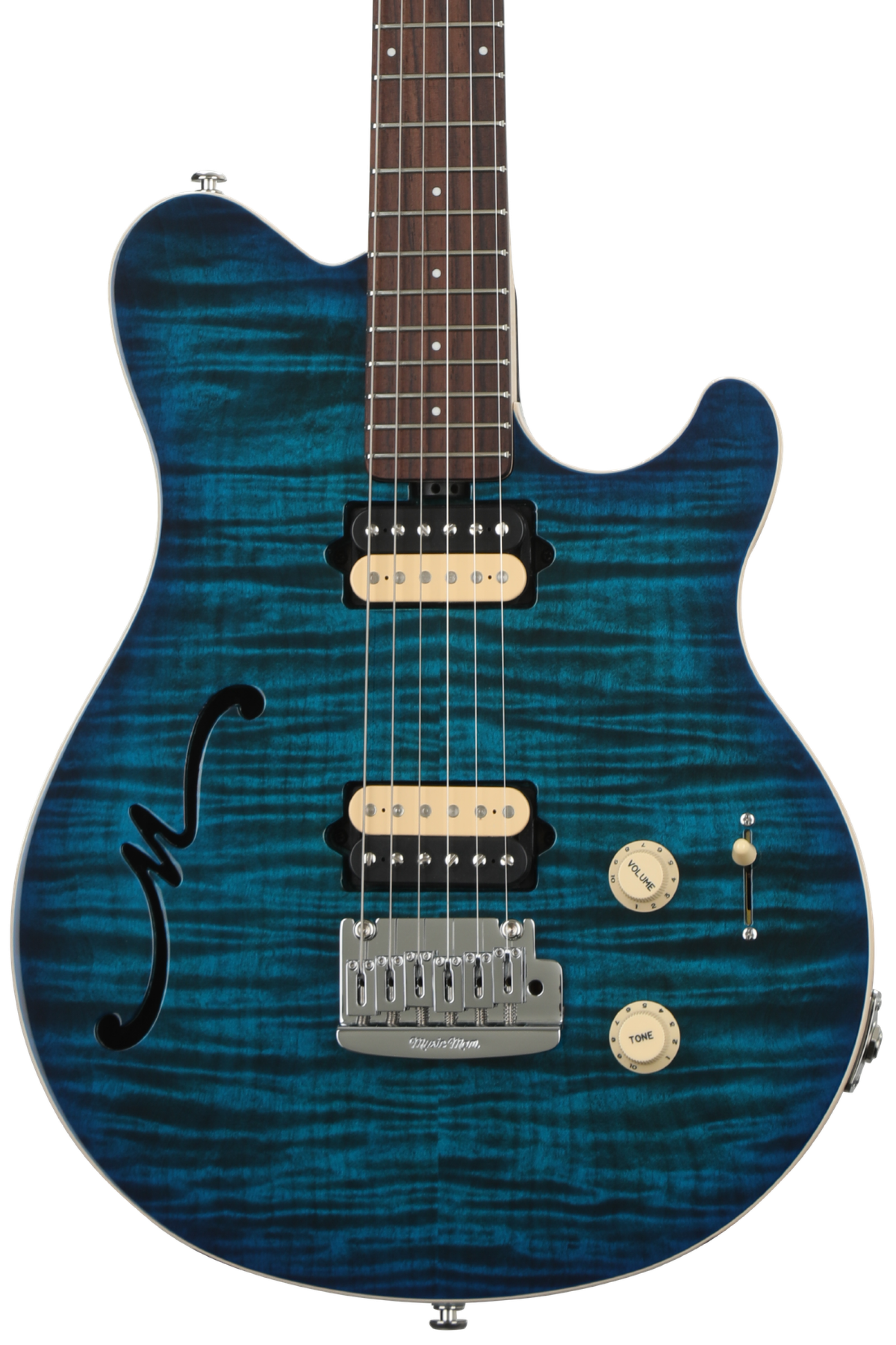 Ernie Ball Music Man Axis Super Sport Semi-hollow Trem - Balboa