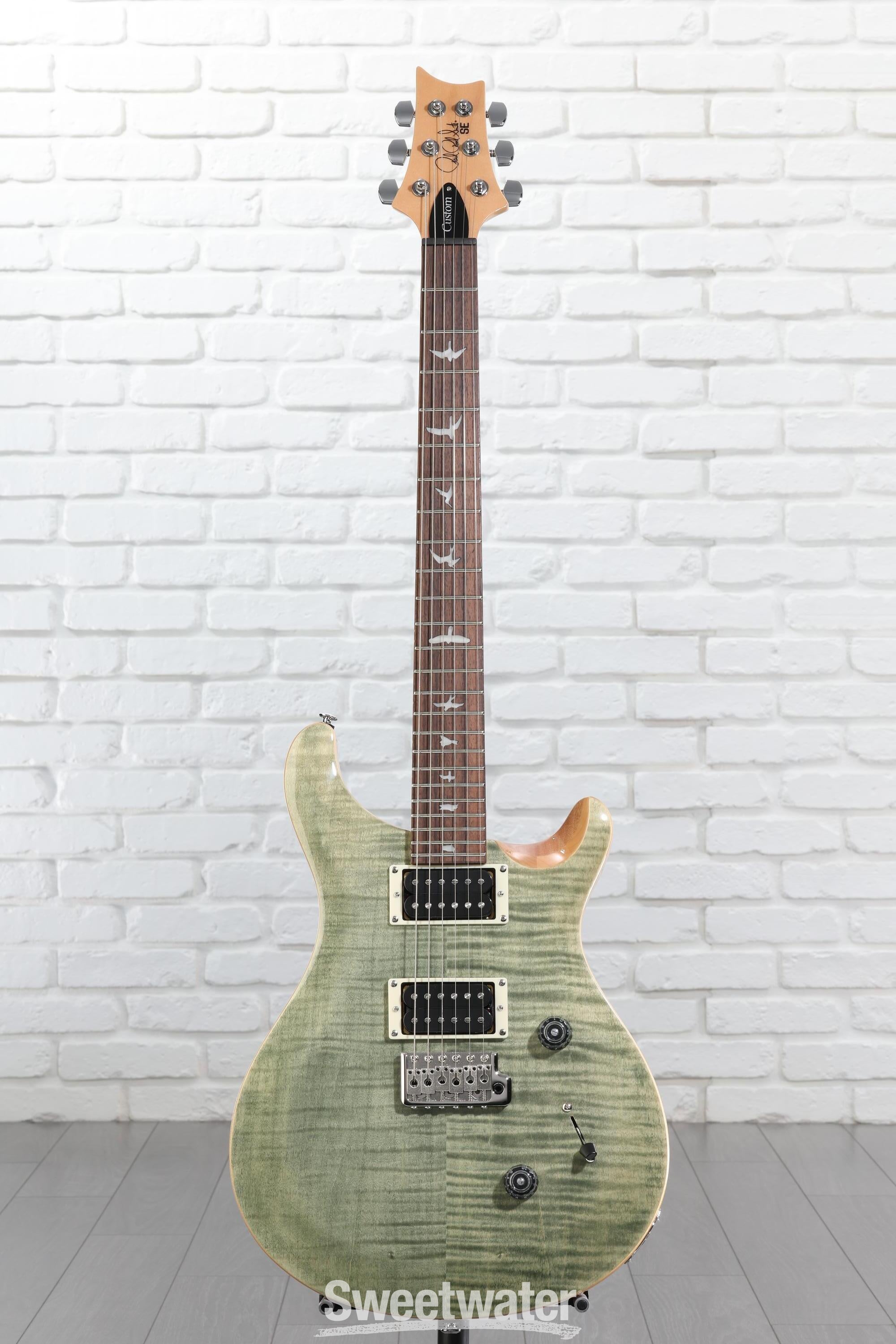 ギター PaulReedSmith SE Custom24 Trampas Green PRS SE Custom 24 Electric Guitar - Trampas Green, Sweetwater