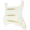 Photo of Fender Original '57 / '62 SSS Pre-wired Stratocaster Pickguard - Parchment 3-ply