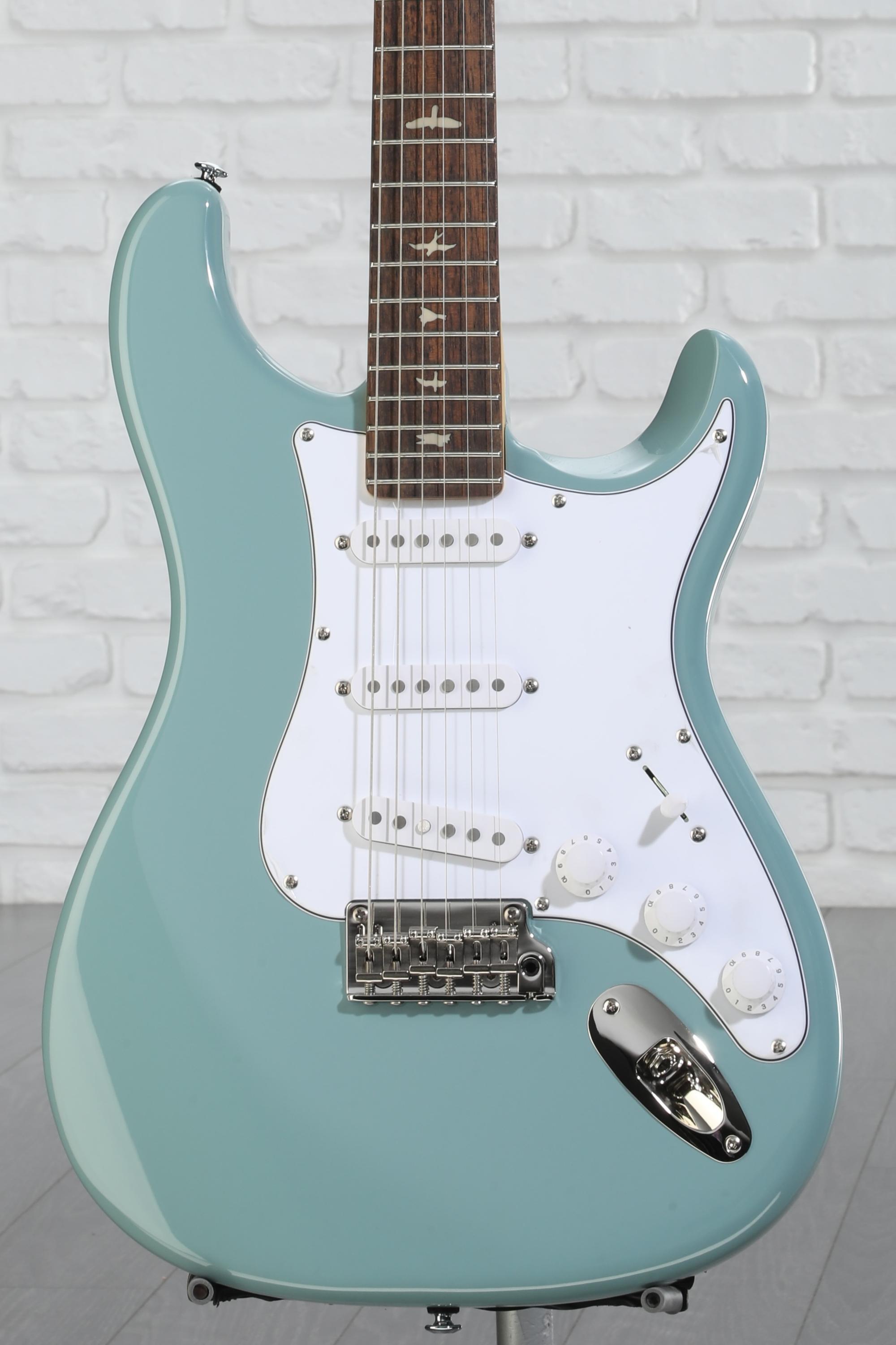 PRS SE Silver Sky Electric Guitar Stone Blue | Guitar Center