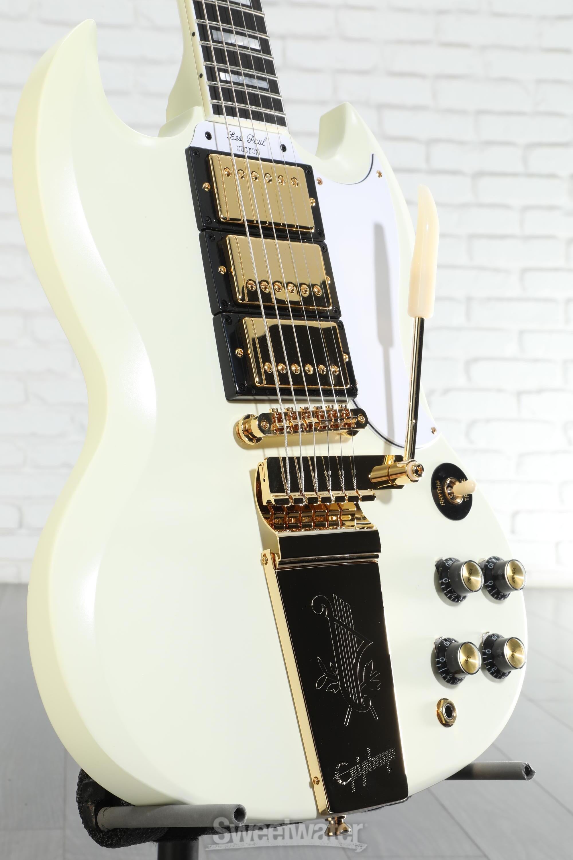 Epiphone 1963 SG Custom Electric Guitar - Classic White VOS