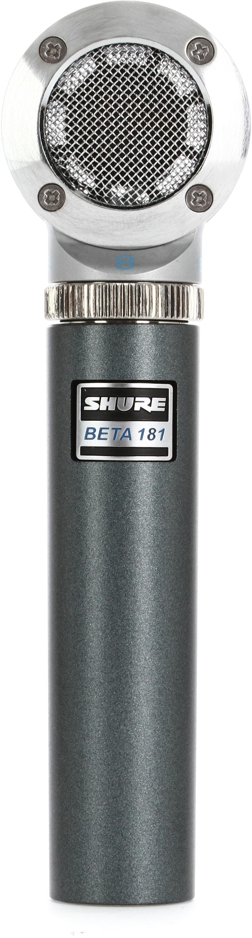 Shure BETA81A ② BETA 181 - Side-Address Condenser Microphone with
