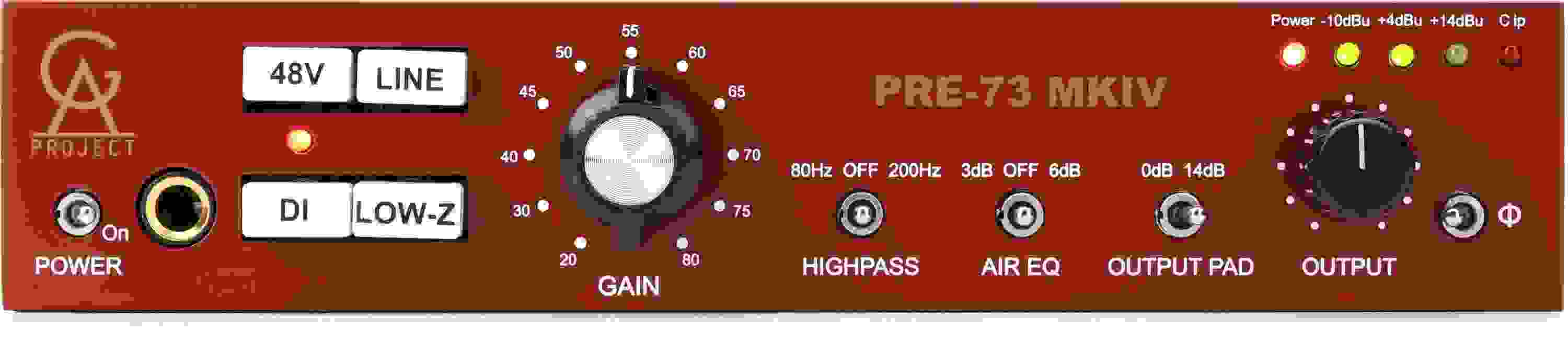 Golden Age Project Pre-73 MKIV Mic/Line/Instrument Preamplifier