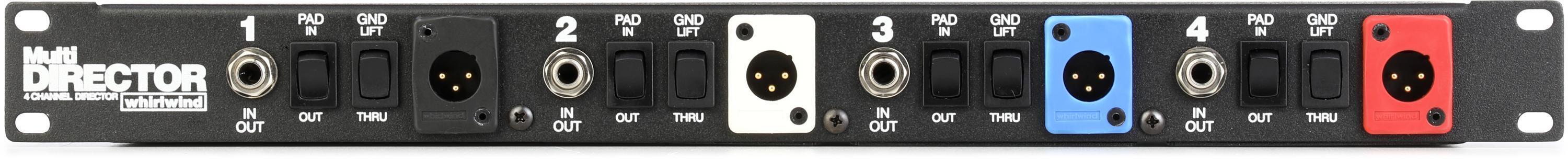 配信機器・PA機器・レコーディング機器 whirlwind MULTI-DIRECTOR Passive 4ch DI 配信機器・PA機器・レコーディング機器 whirlwind MULTI