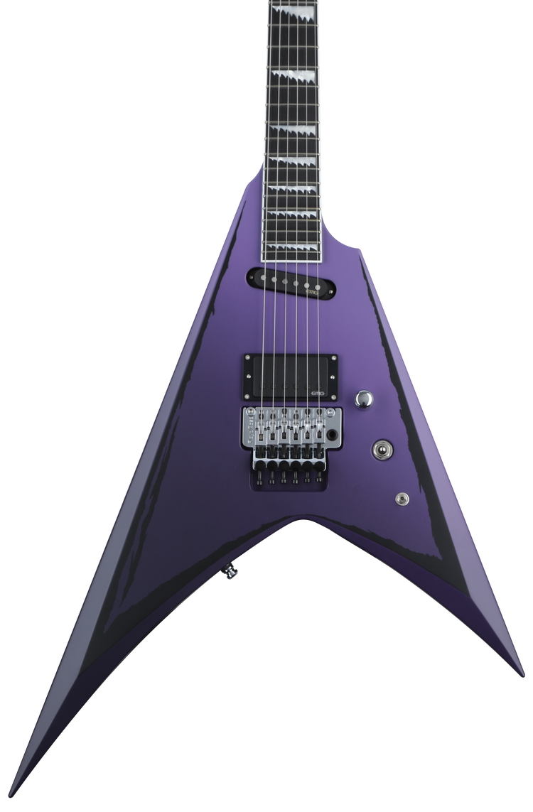 ESP Alexi Ripped Electric Guitar - Purple Fade Satin | Sweetwater