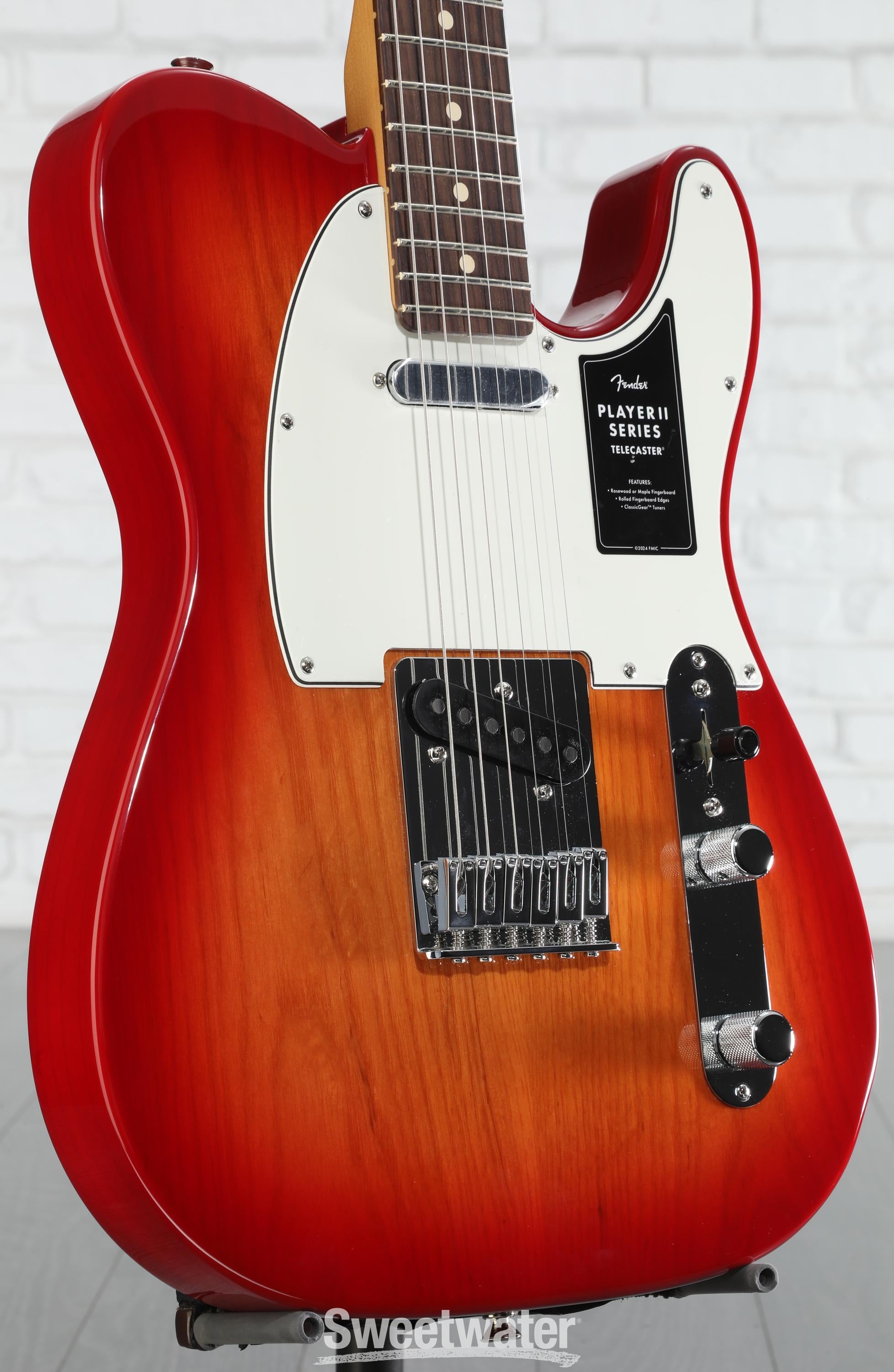 Fender Player II Telecaster Electric Guitar - Aged Cherry Burst