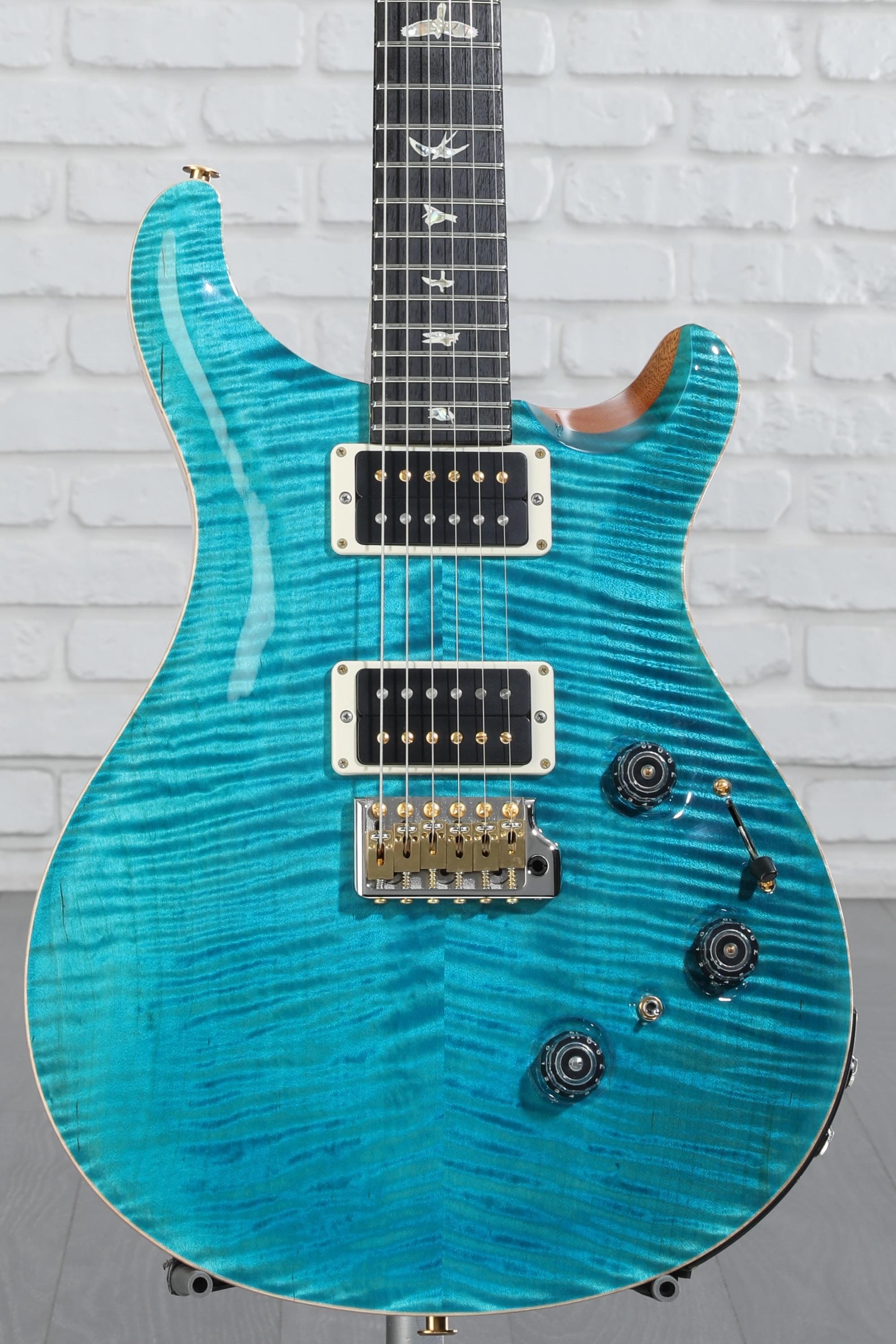 PRS Custom 24 PIEZO 10top 2024年 custom24 P.R.S. 2024 Custom 24 Piezo 10 Top (Faded Whale Blue