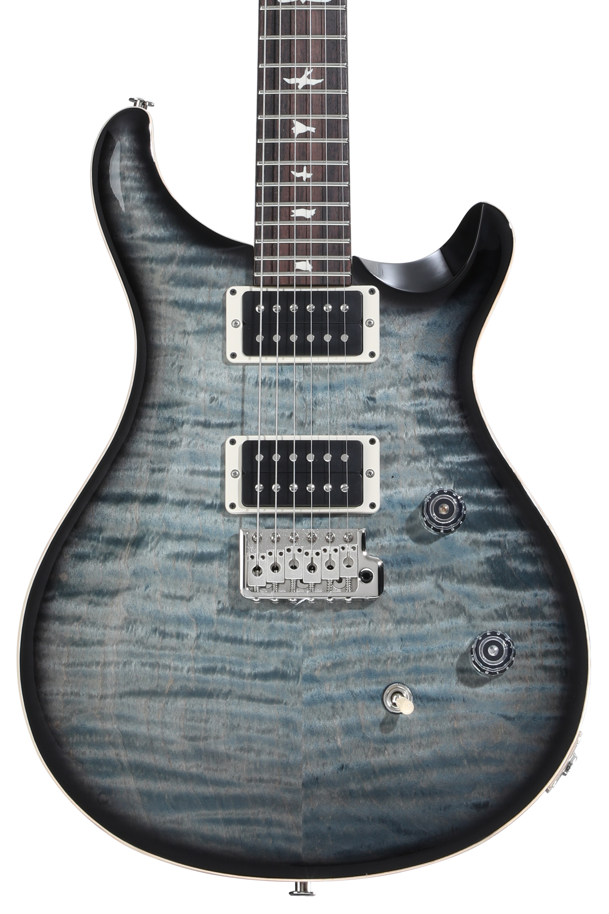 PRS CE 24 Electric Guitar - Faded Blue Smokeburst | Sweetwater