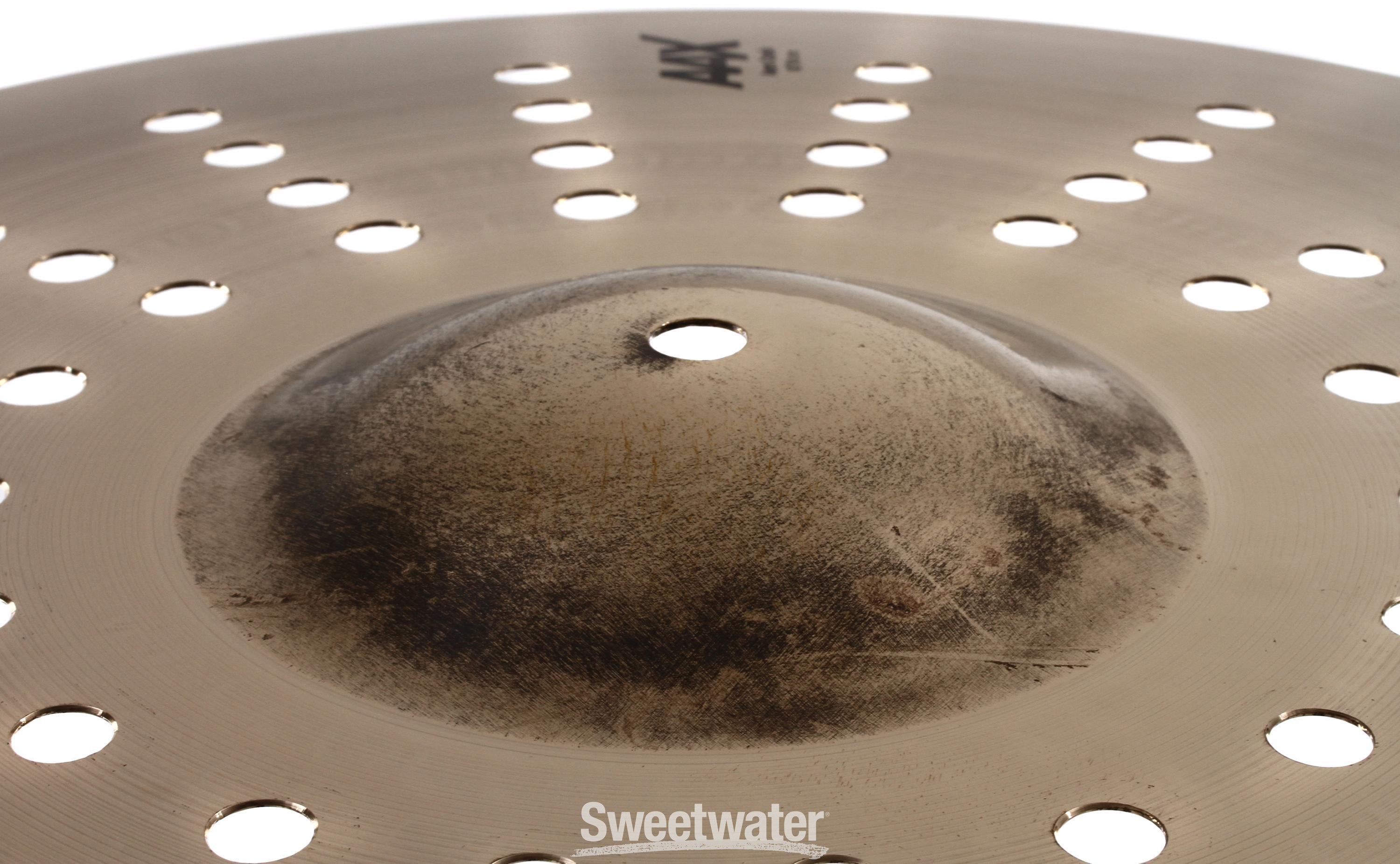 Sabian 18 inch AAX Aero Crash Cymbal - Brilliant Finish | Sweetwater