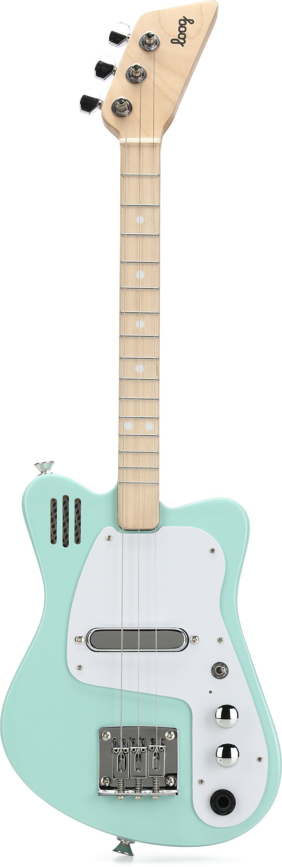 Loog Guitars Mini Electric Guitar - Green | Sweetwater